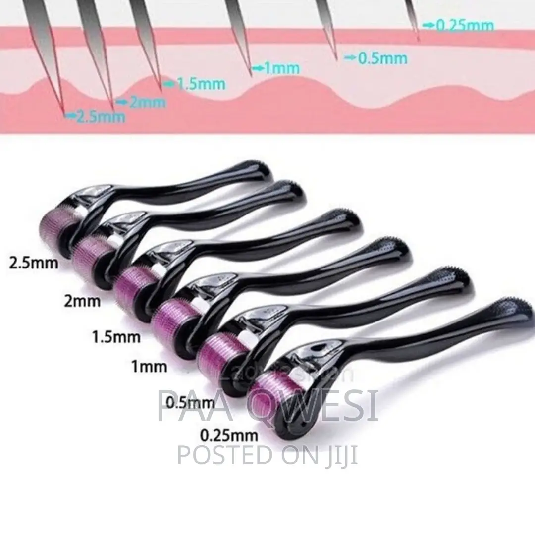 Derma Roller for Skin, Beard Hair (0.5,1.0,1.5 2.0 Mm)