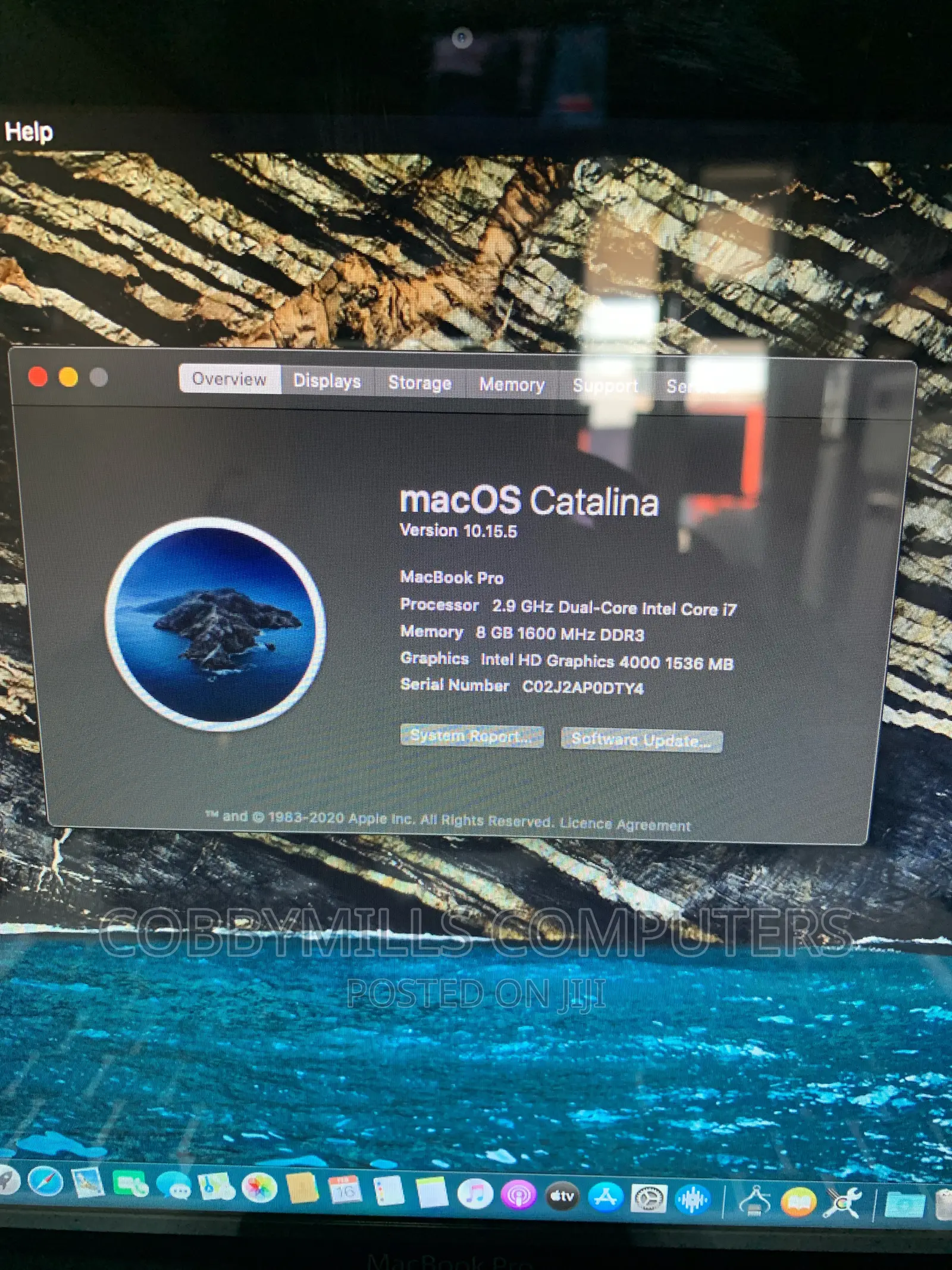 Laptop Apple MacBook Pro 2012 8GB Intel Core I7 HDD 500GB