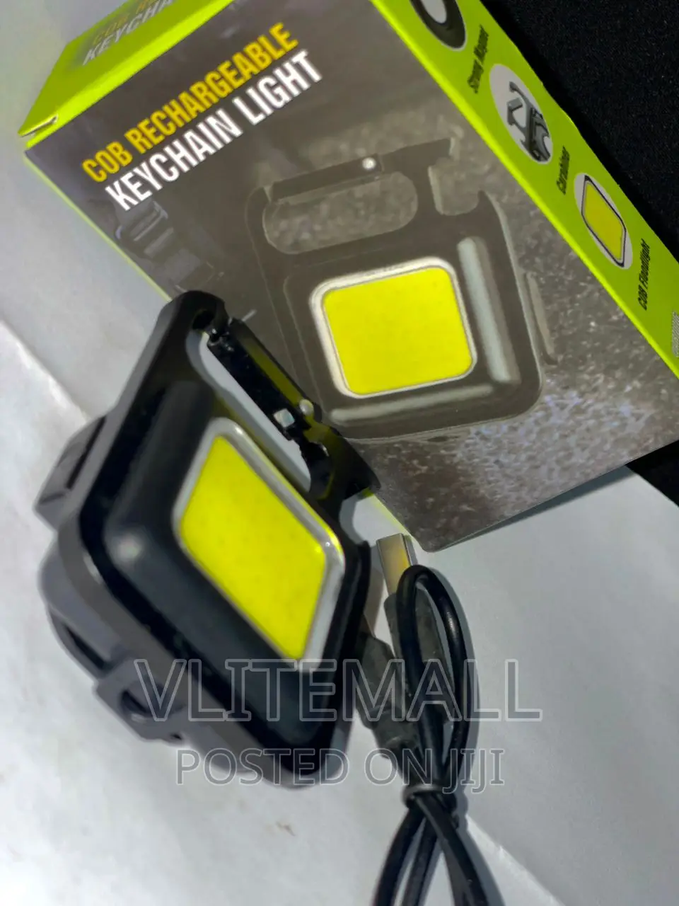 COB Rechargeable Keychain Light