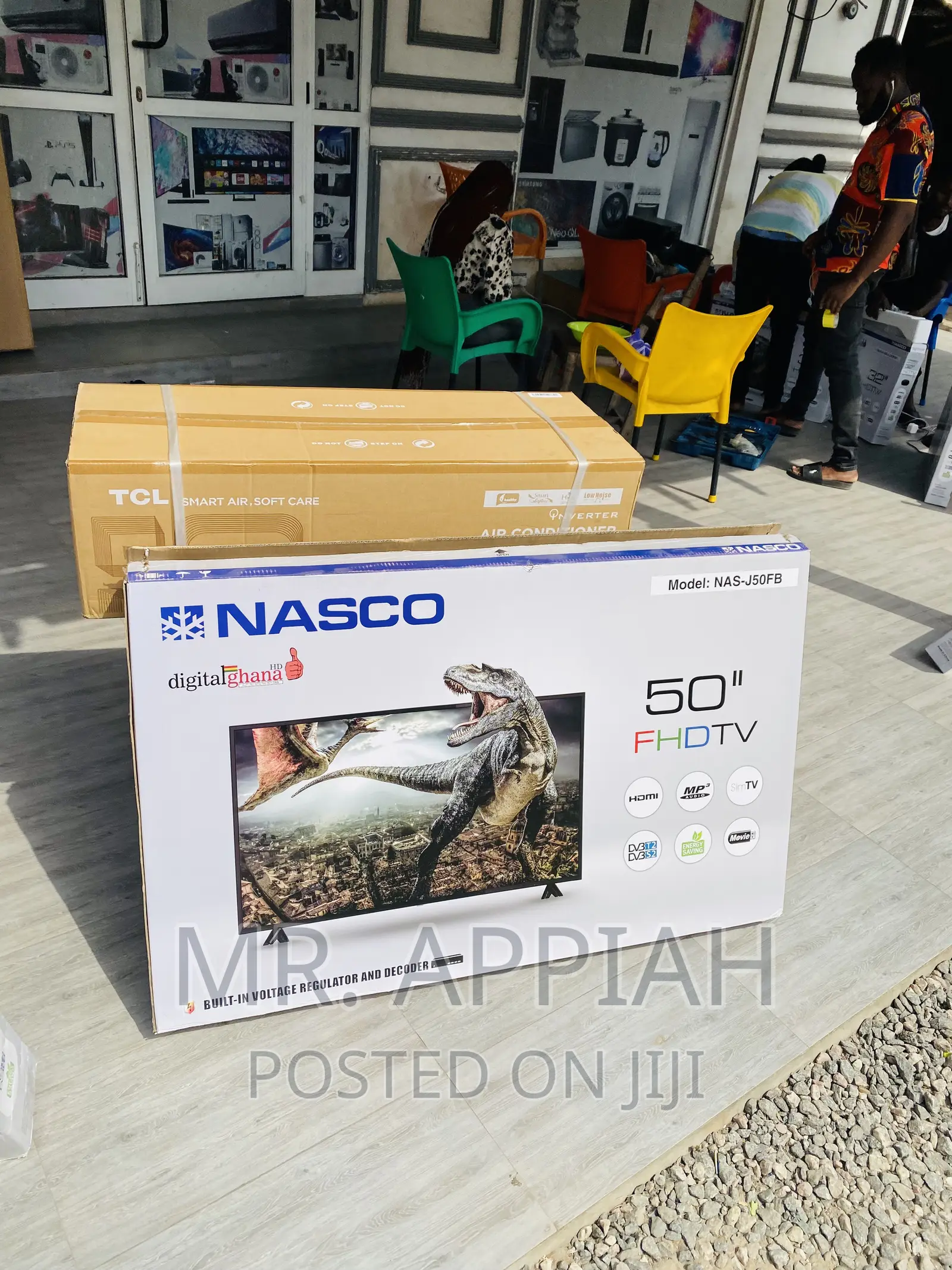 Classic Nasco 50 Inch Digital Satellite Led Tv,Black
