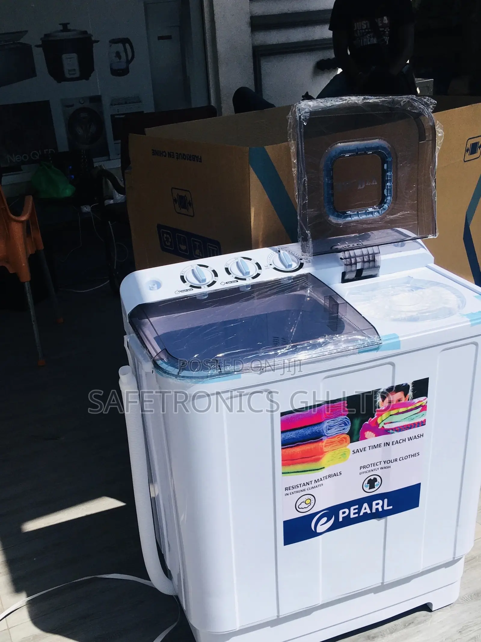 Essential Topload 7kg Semiautomatic Pearl Washingmachine