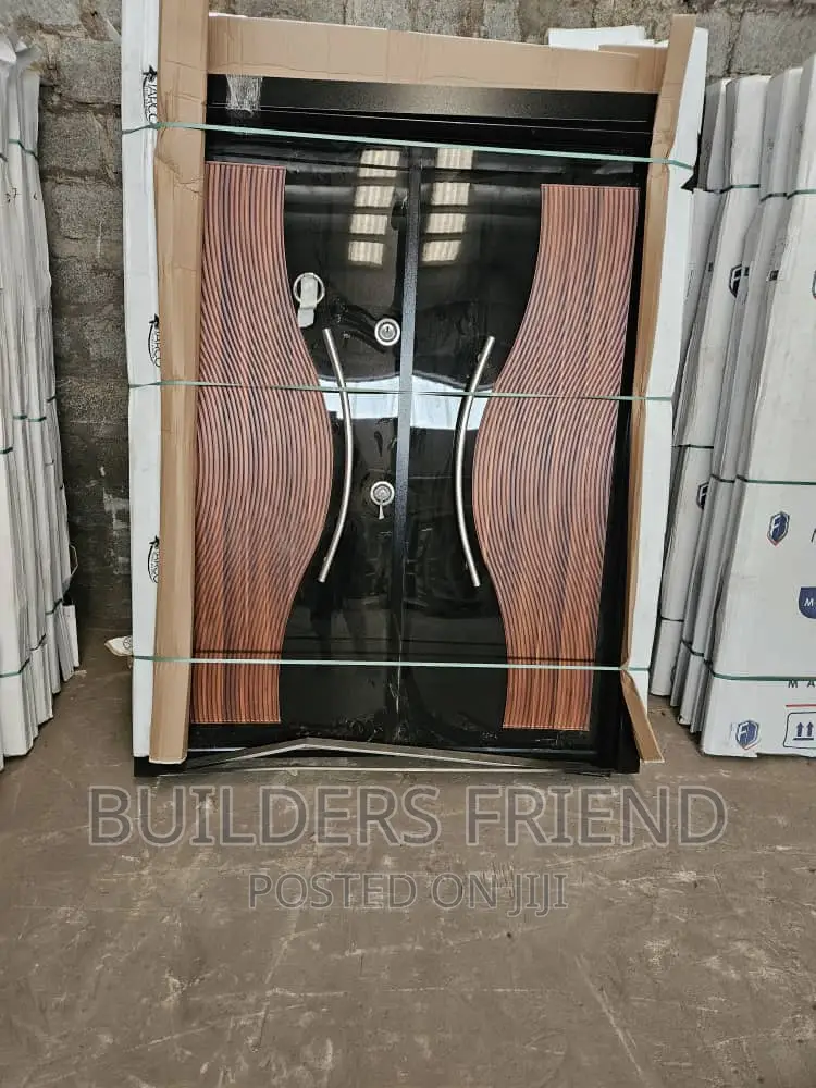Double Turkish Heavyduty Security Door+All Accessories Set