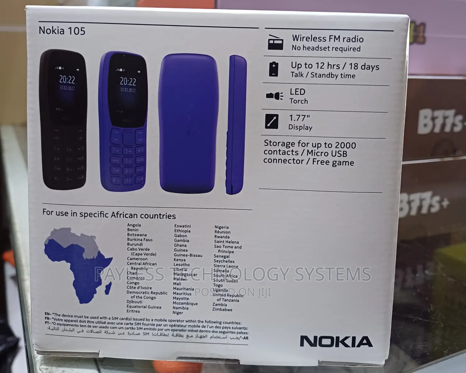 New Nokia 105 Black