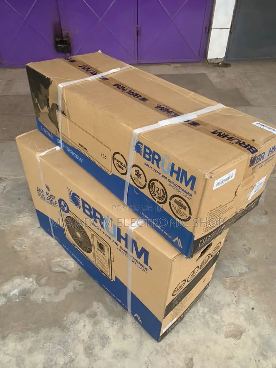 Unique Design Bruhm 1.5hp Split Type Air Conditioner.