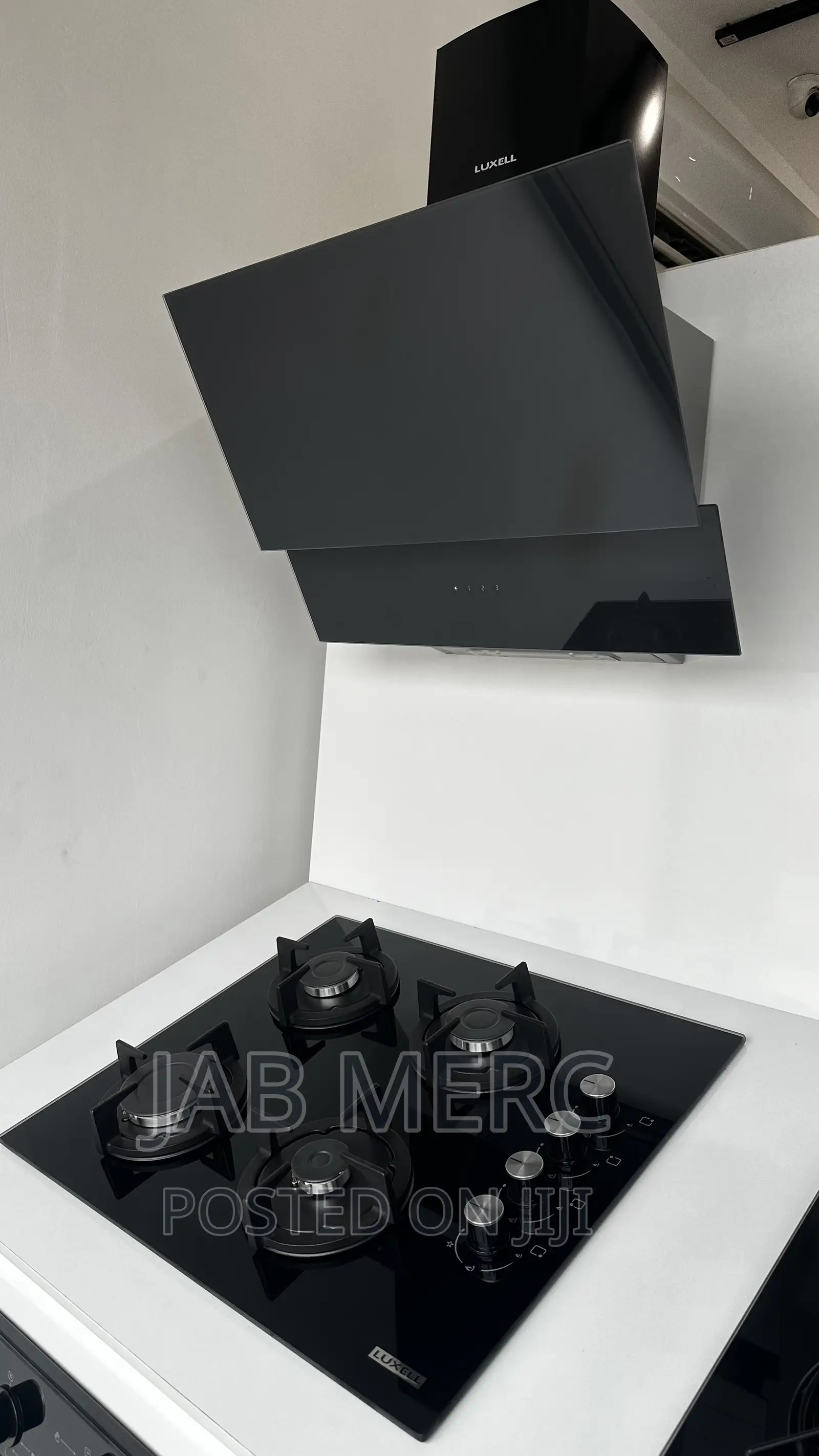 2 Items Promotion Heat Extractor and Gas Cooker Black New