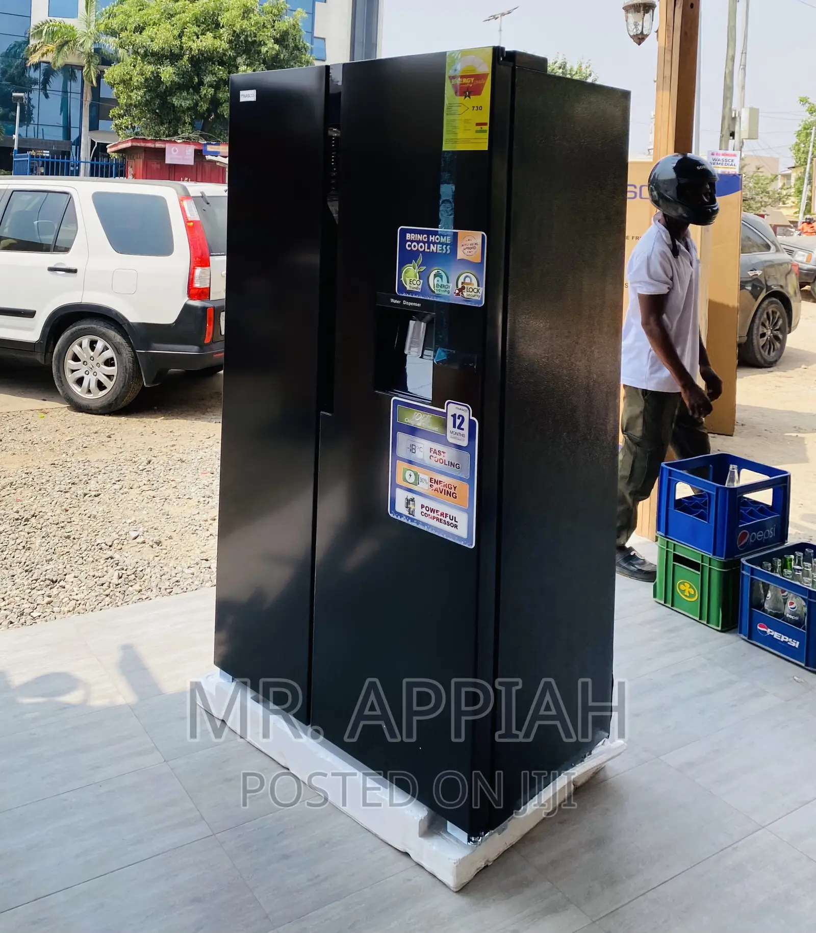 Extremely Chilling NascoNassb2-64s Fridge + Water Dispenser