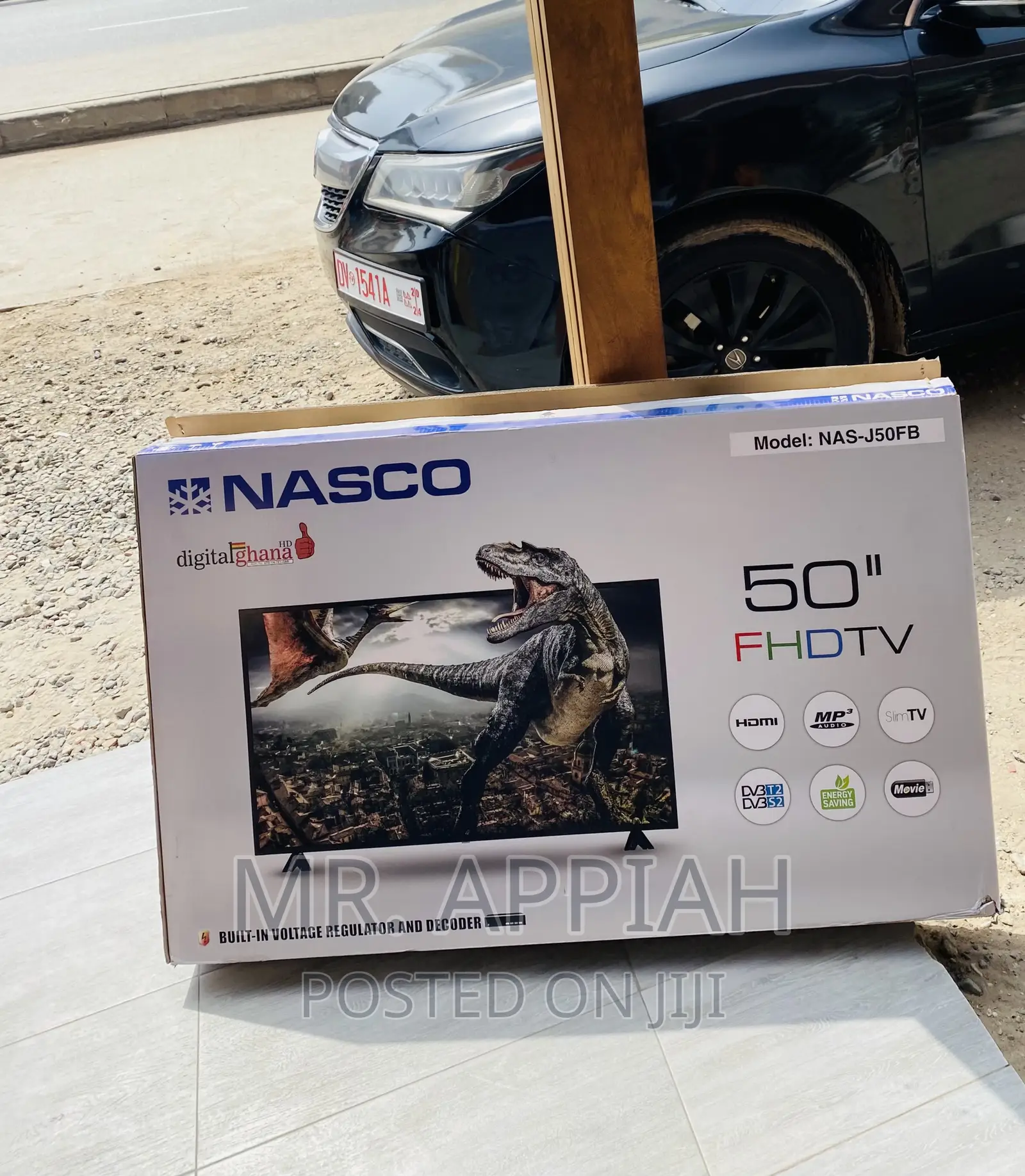 Newly in Stock Nasco 50 Inch Full HD Electric Led Tv, Black