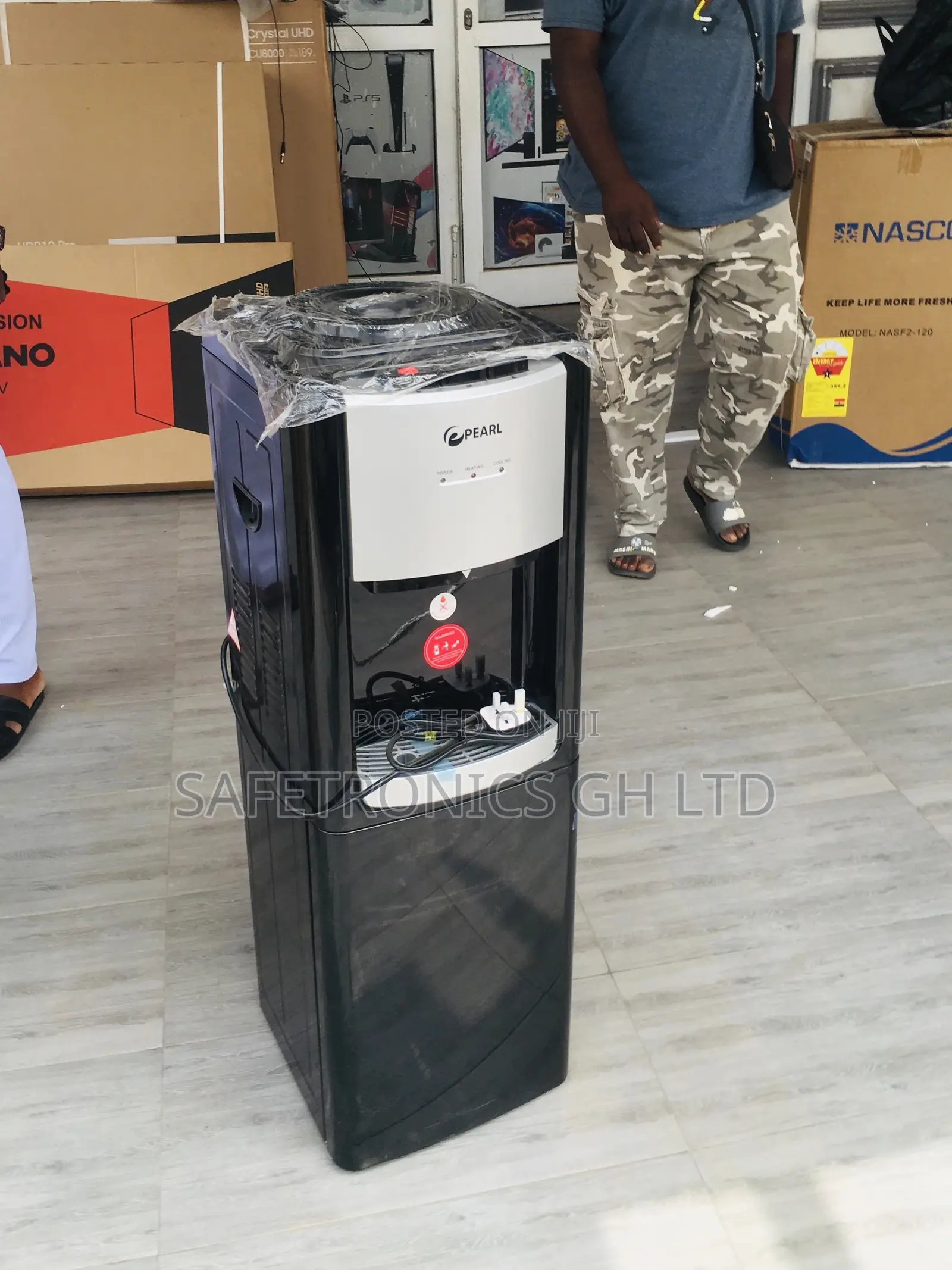Hot/Cold Black Pearl PWD-2008 Water Dispenser Electric