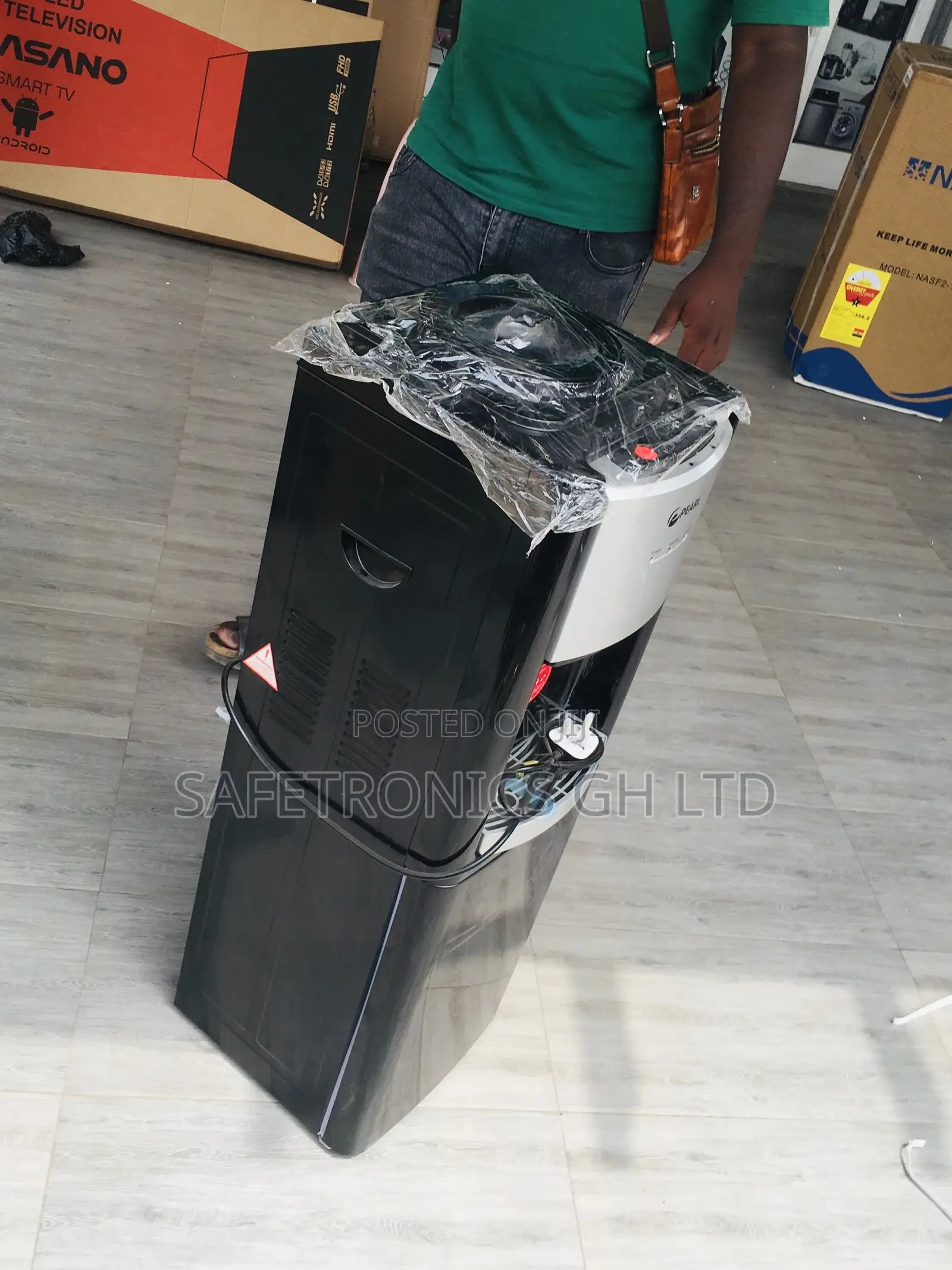 Essential Pearl Water Dispenser PWD-2008 Cold/Hot Black