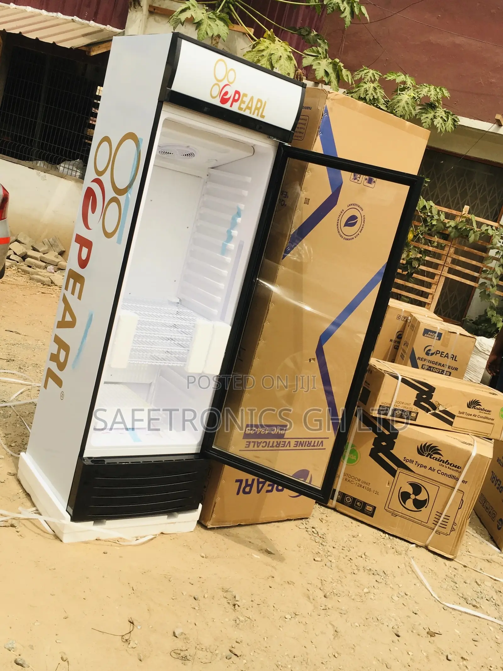 Electric Pearl PVC-424-2b Singledoor Display Glass Fridge