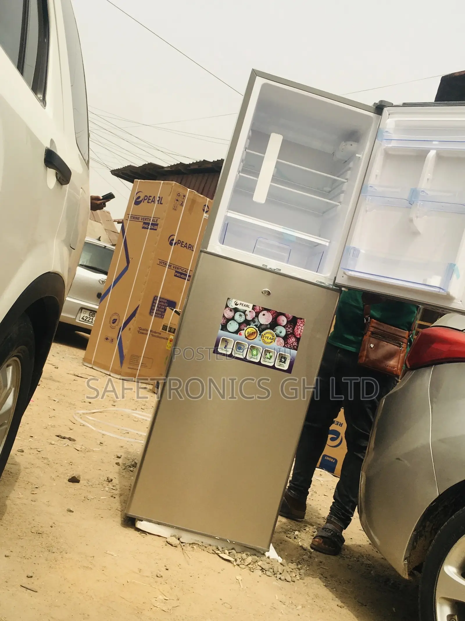 Lastest PF-352-2B Bottomfreezer Doubledoor Pearl Fridge
