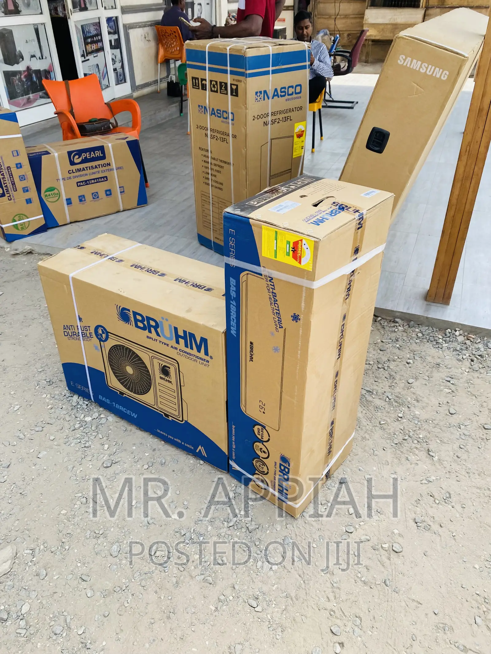 Extremely Cooling Bruhm 2.5hp Split Type Inverter Ac,White.