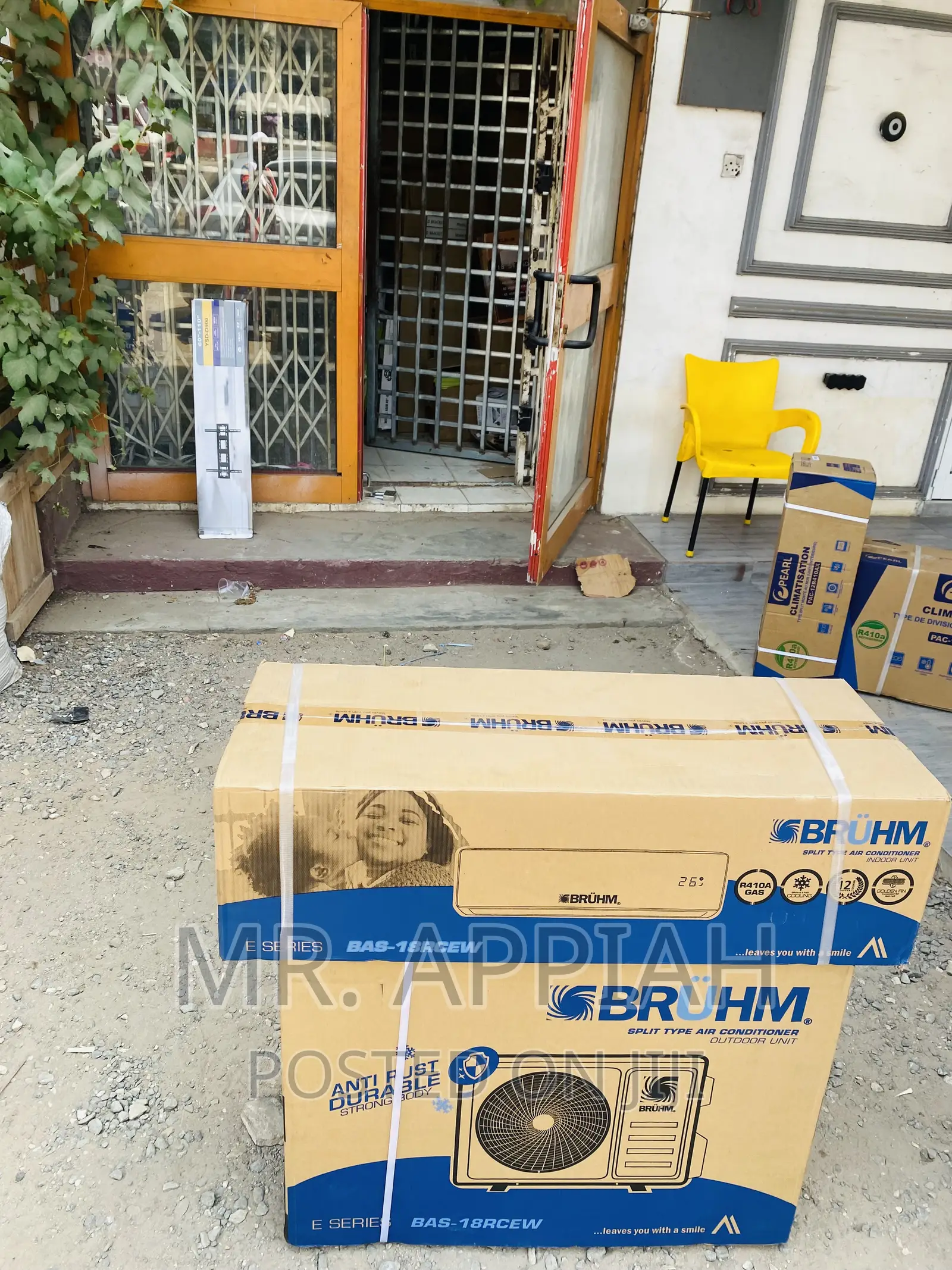 Bruhm 2.0hp Split Type Air Conditioner(R410)White.
