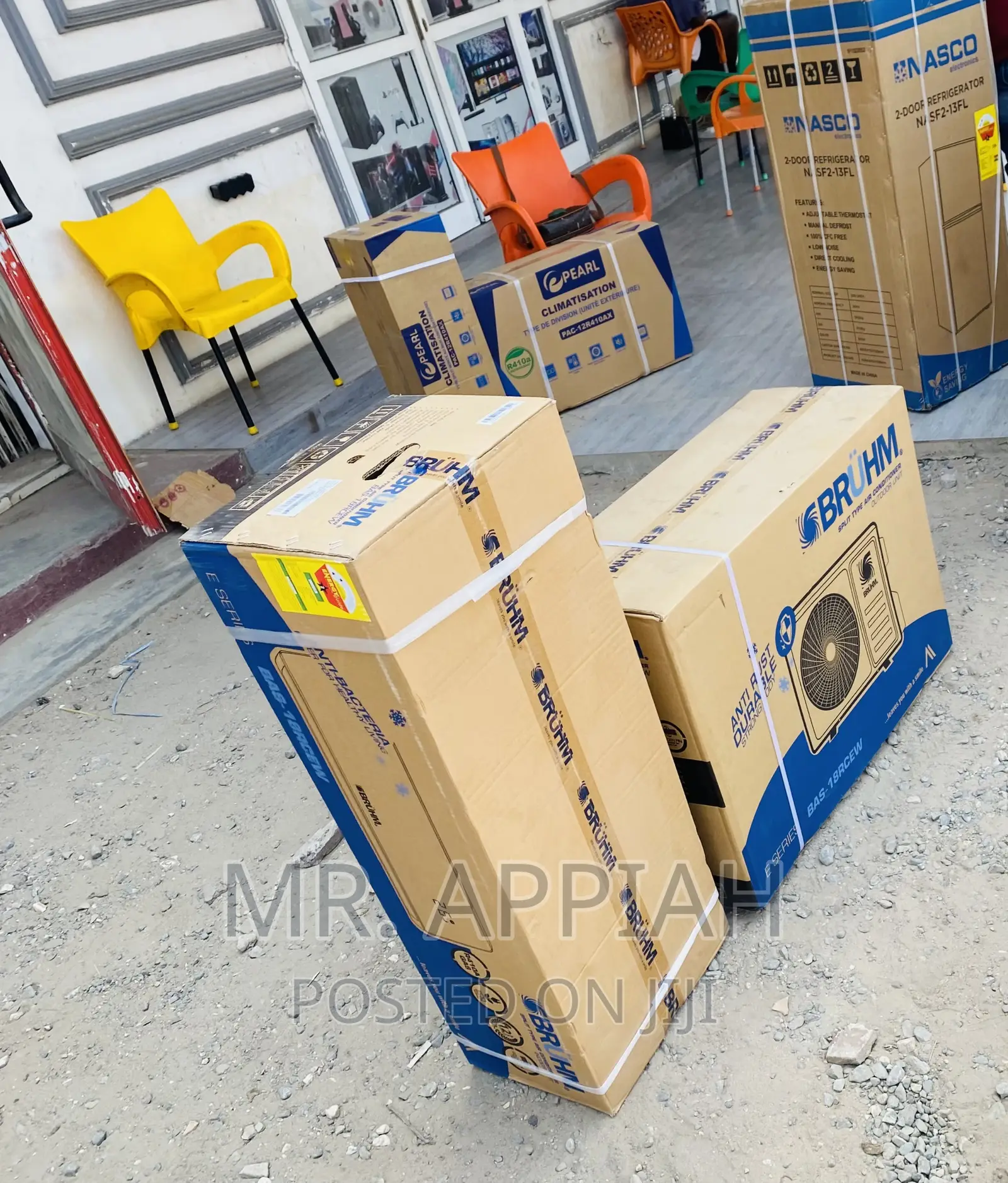 Bruhm 1.5hp Split Type Air Conditioner(R410)White.