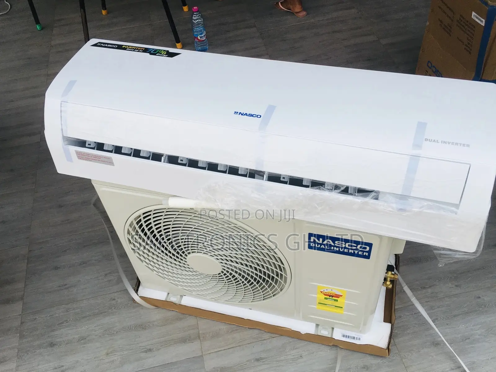1.5hp Split R410 Nasco White Dual Inverter Airconditioner