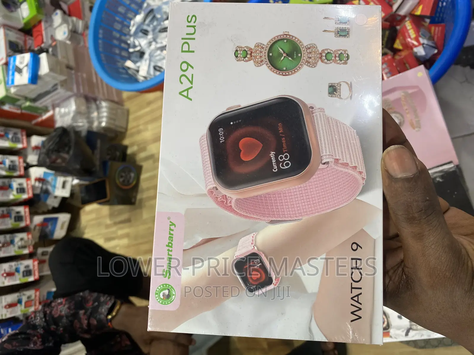 A29 Plus Smartwatch + Jewelleries