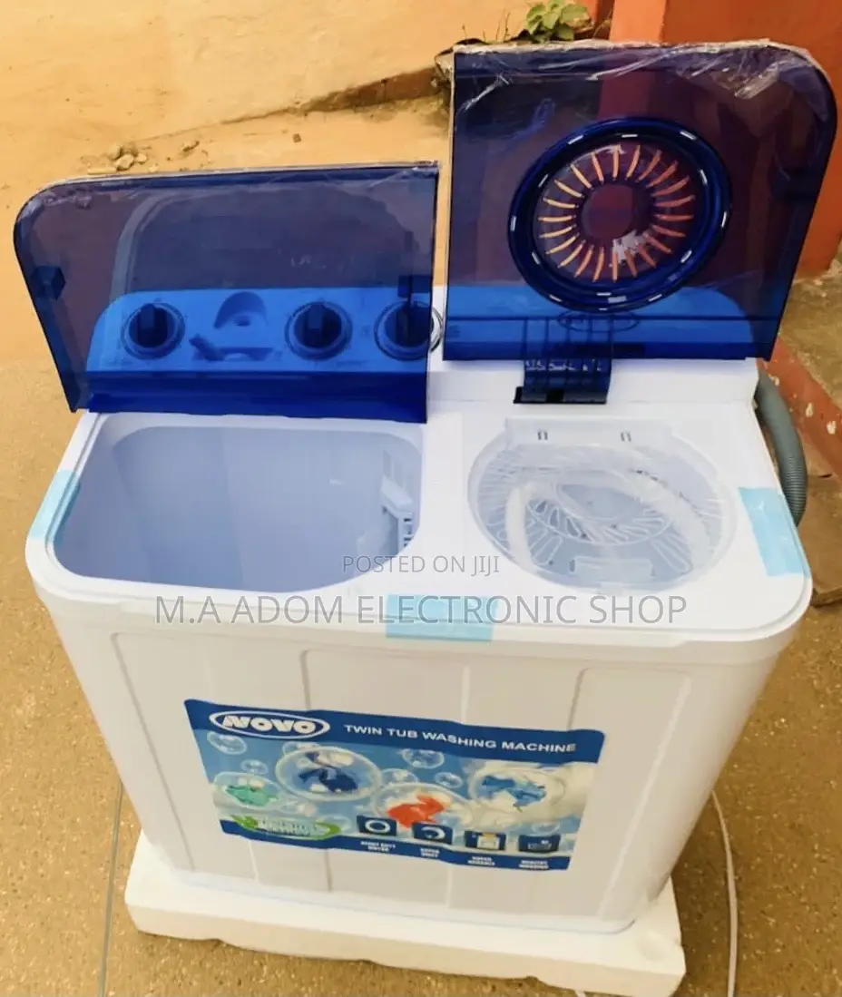 High Quality Novo 7kg Twin Tap Electric Washing Machine.