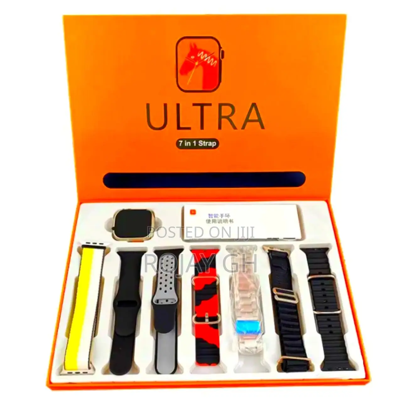 7 in 1 Ultra Straps Smart Watch