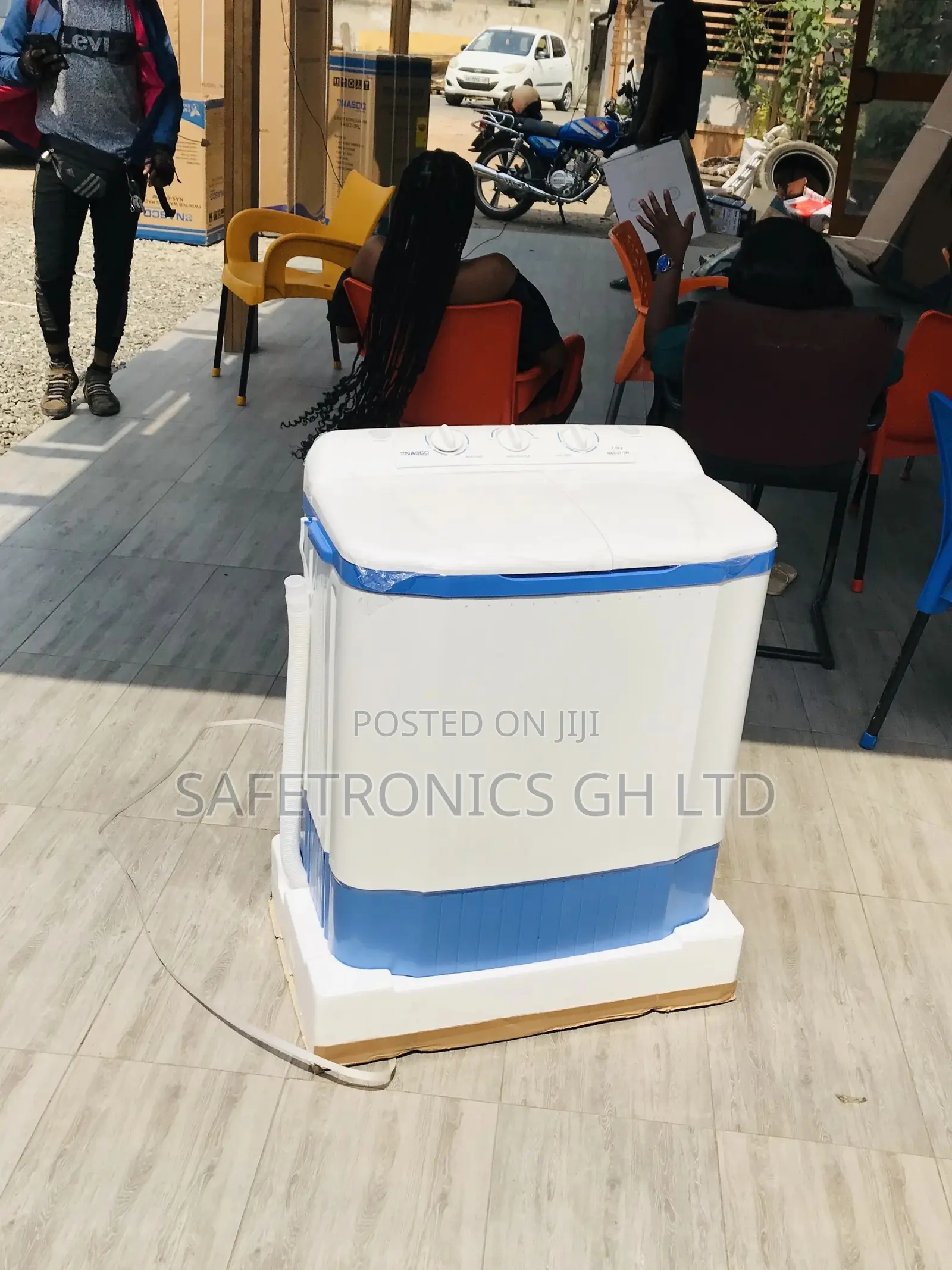 Topload Twintub Washingmachine Semiautomatic 7kg Nasco