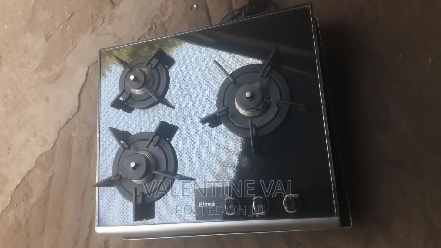3 Burner Table Top Cooking Stove Strong With Glass Top