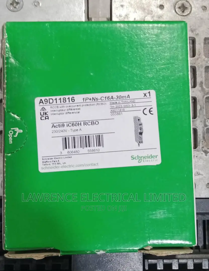 Schneider RCBO (Residual Current Breaker With Overload)