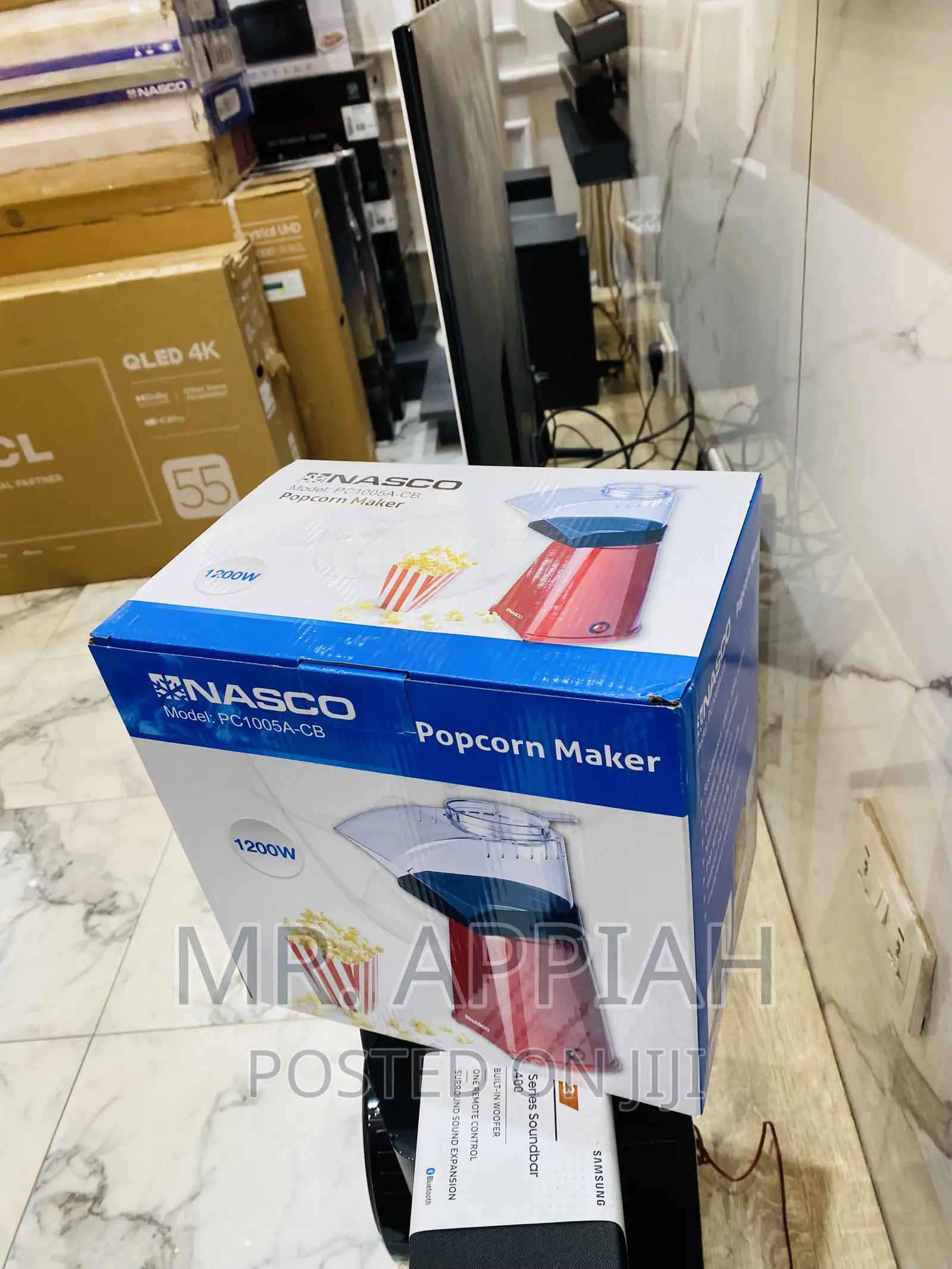 Unique Design Nasco Electric Popcorn Maker(1200 Watt).