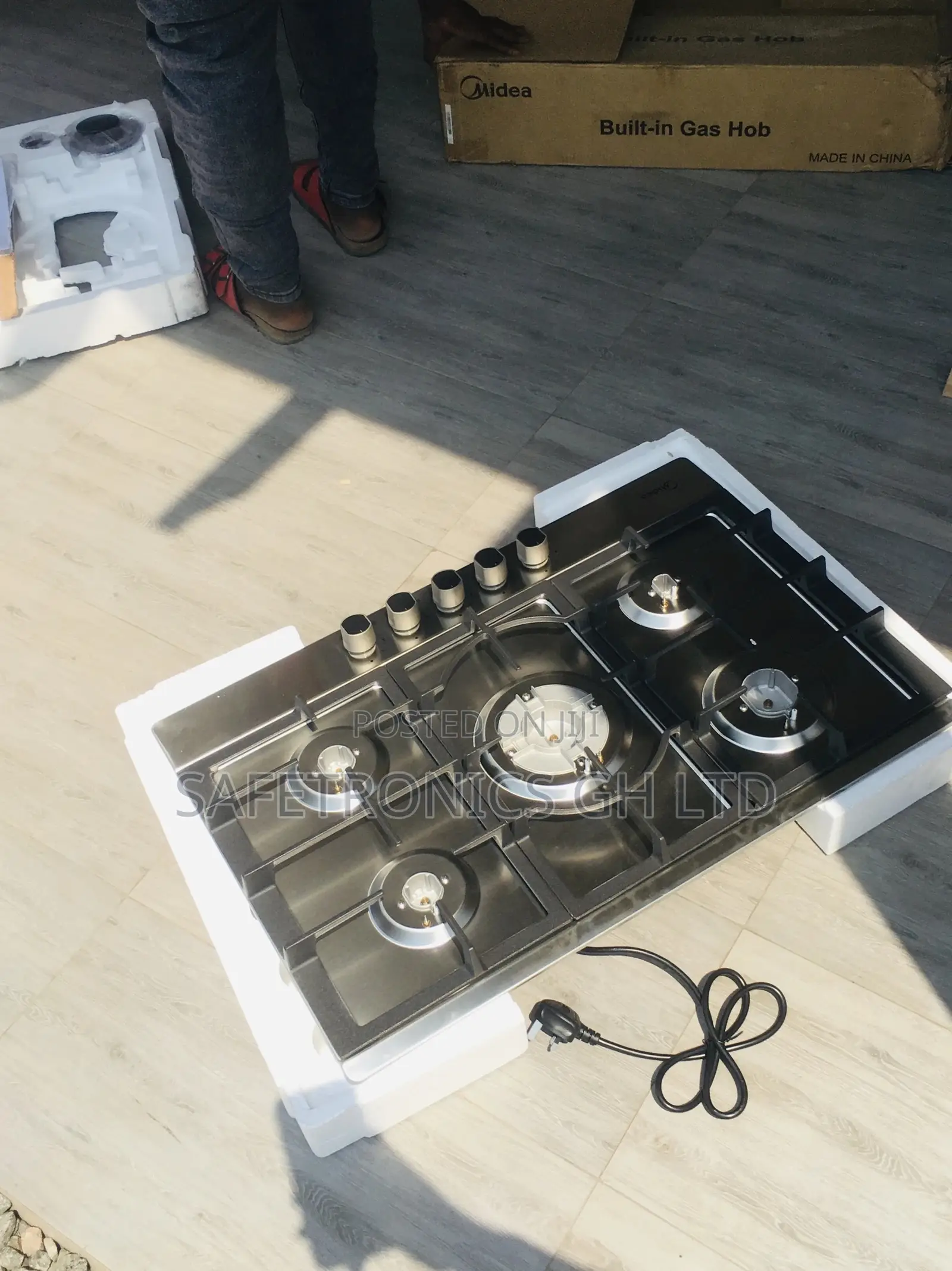 75G50ME Midea Electric 5 Hobs Cooker Gray Lasting