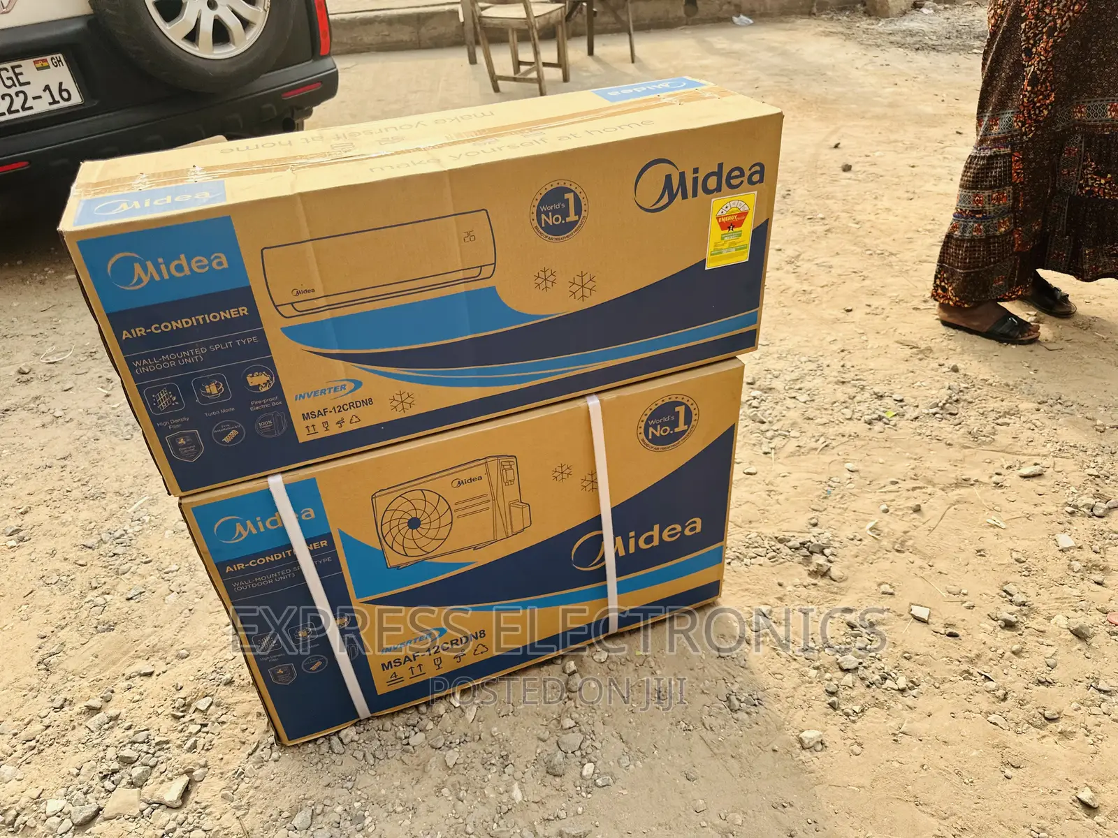 Midea Split R410 Gas High Airflow Inverter 1.5hp