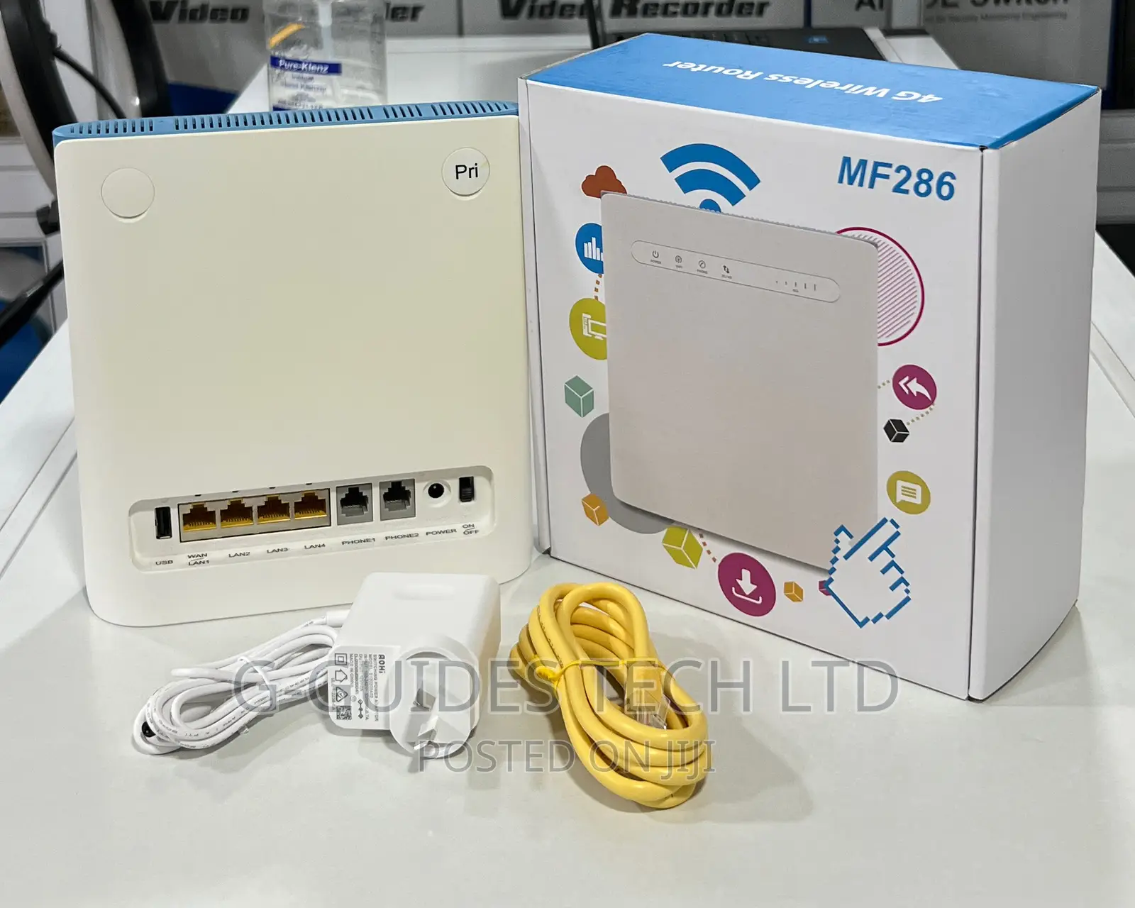 Zte 4g Wireless Router 600mbps Mf286 With Backup Battery