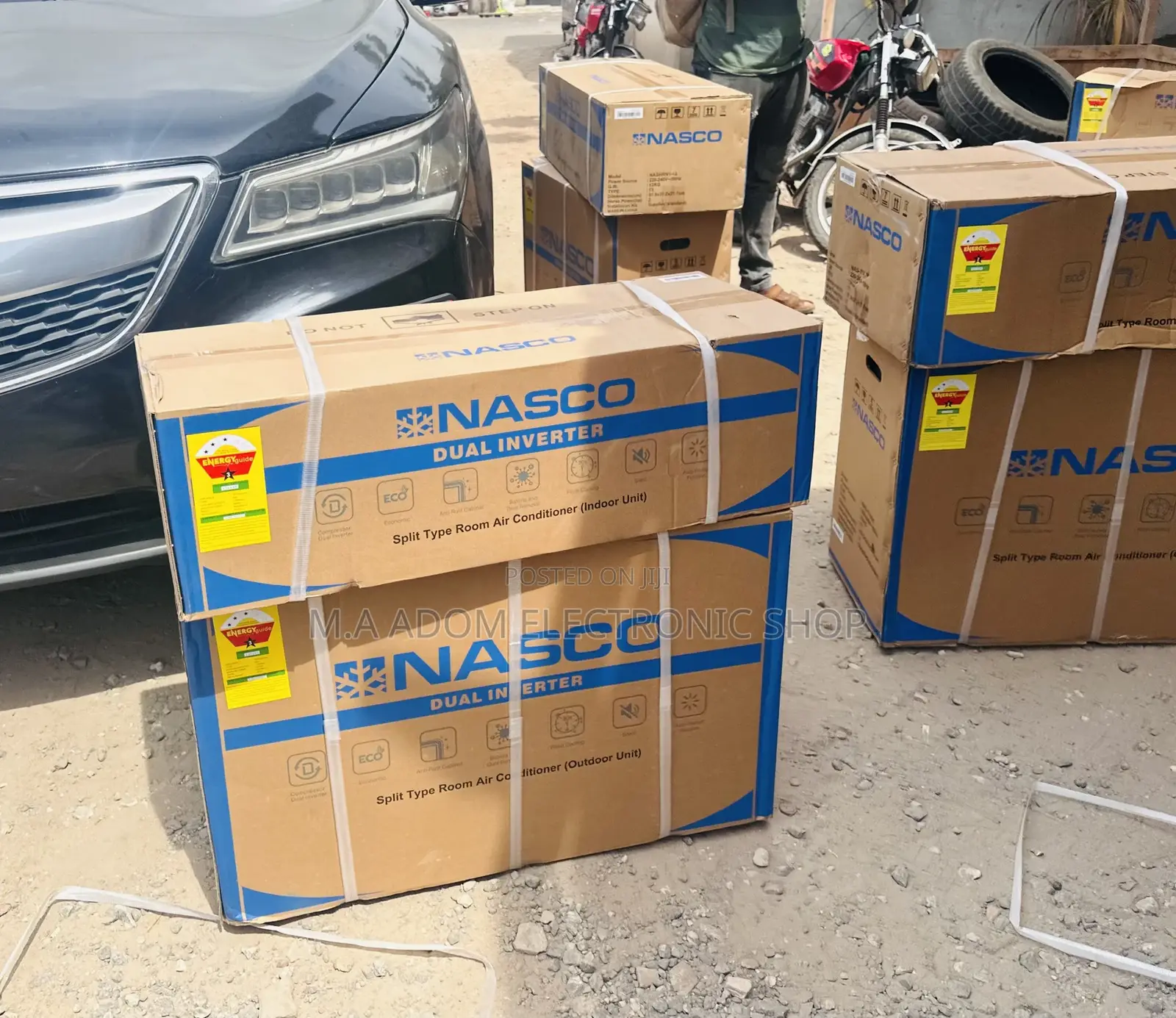 Extremely Chilling Nasco 1.5hp Split Type Inverter Ac(White)