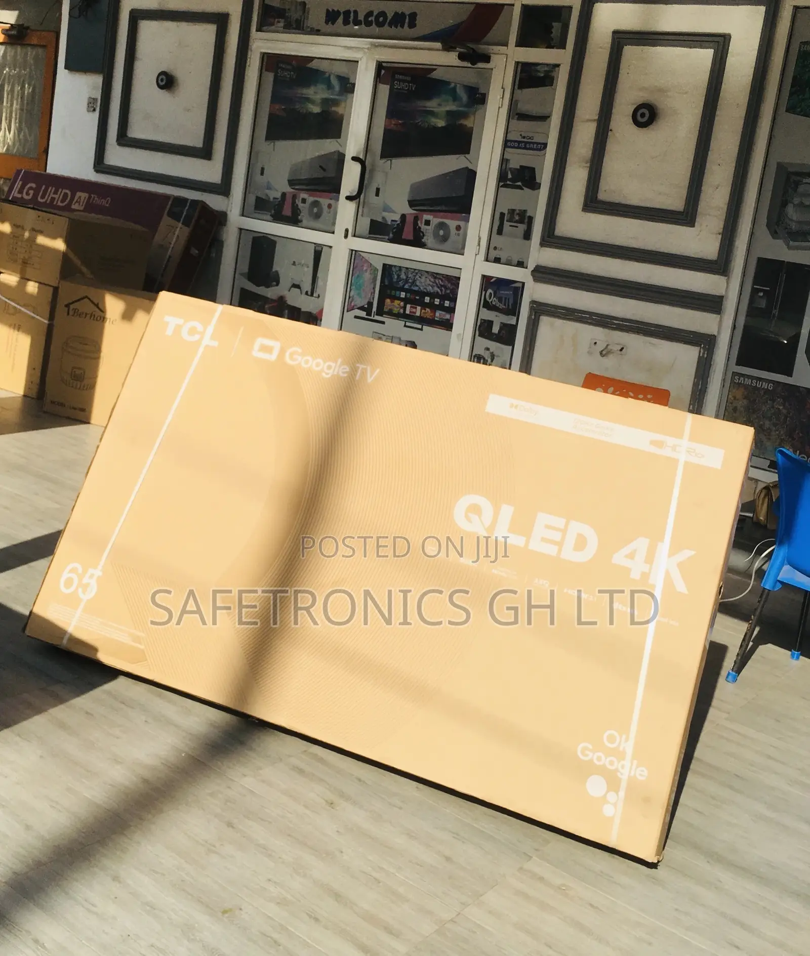 TCL C635 65 Inche Glossy QLED Smart Black Electric Tv