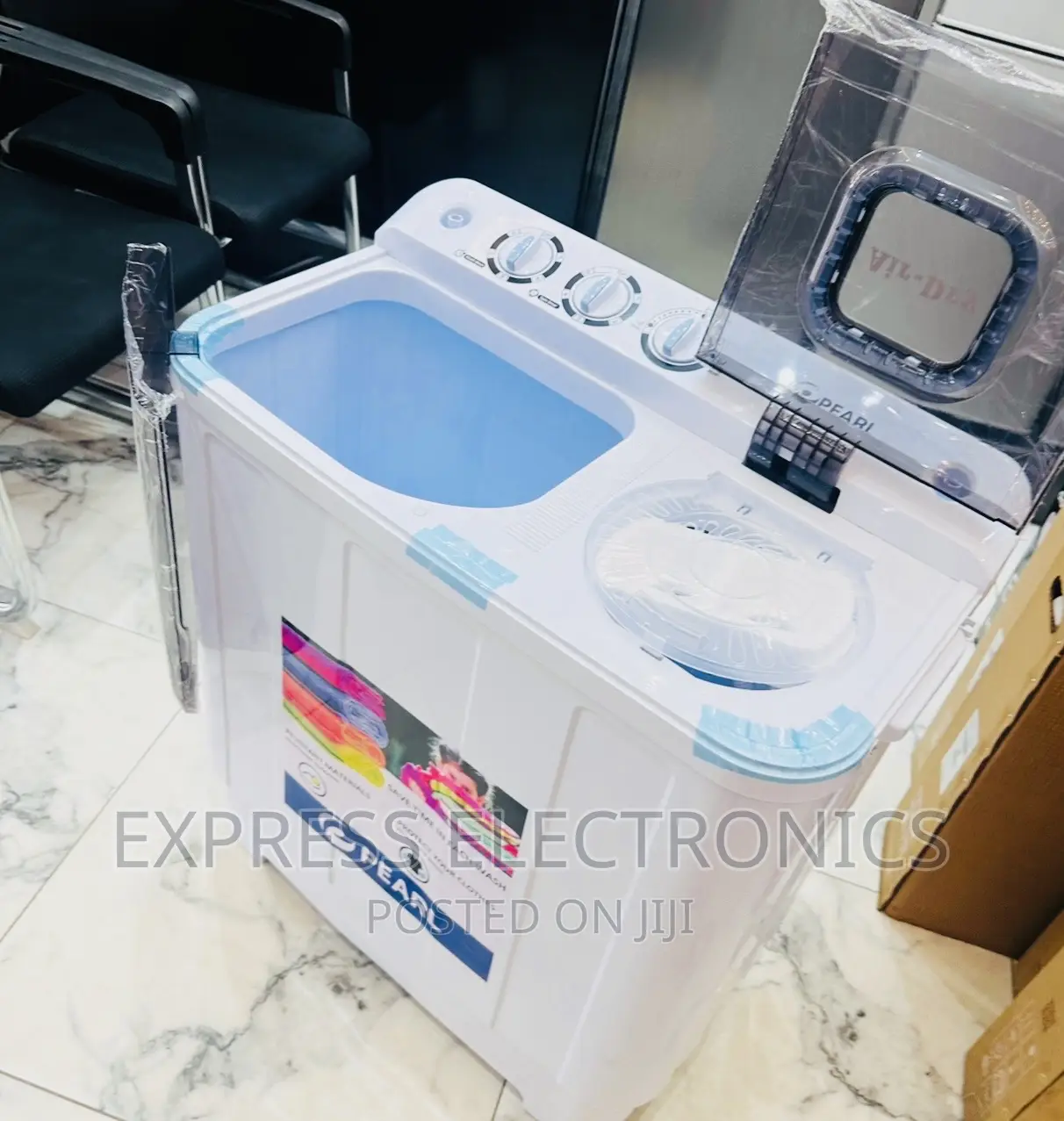 Spun Fast Washing Machine Pearl 12kg Topload