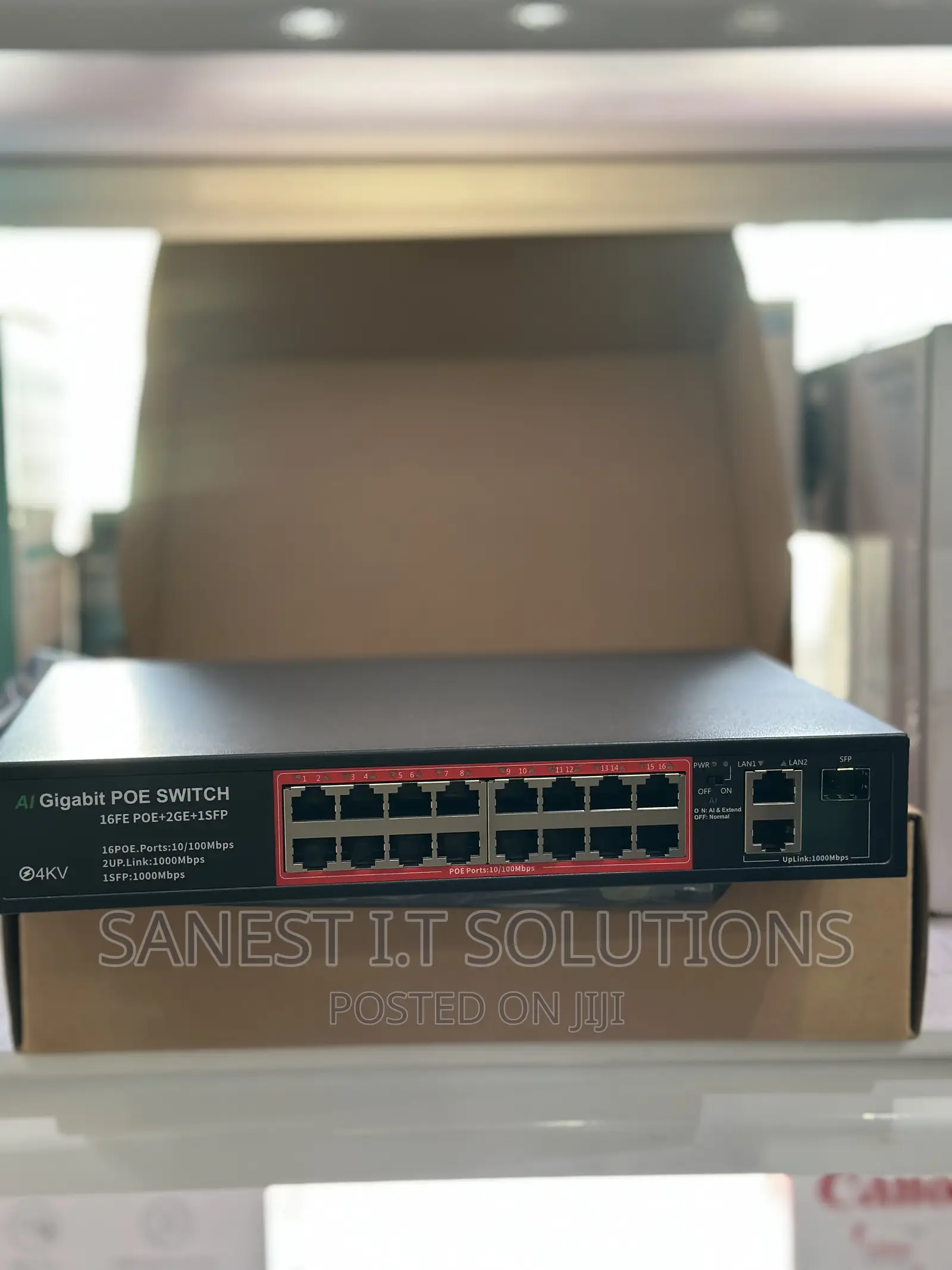 16 Port Poe Gigabyte Network Switch