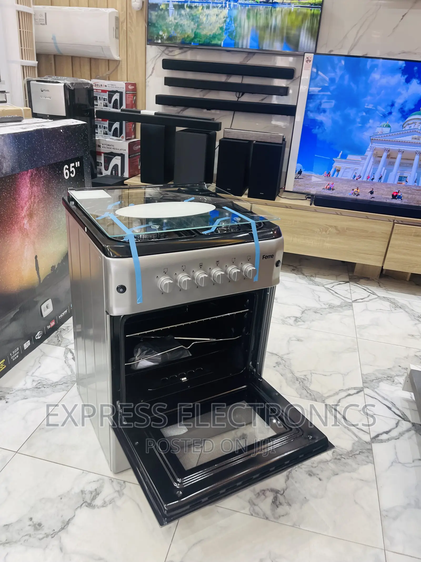 High Quality Gas Cooker Oven Grill 60:60 4burner Stove