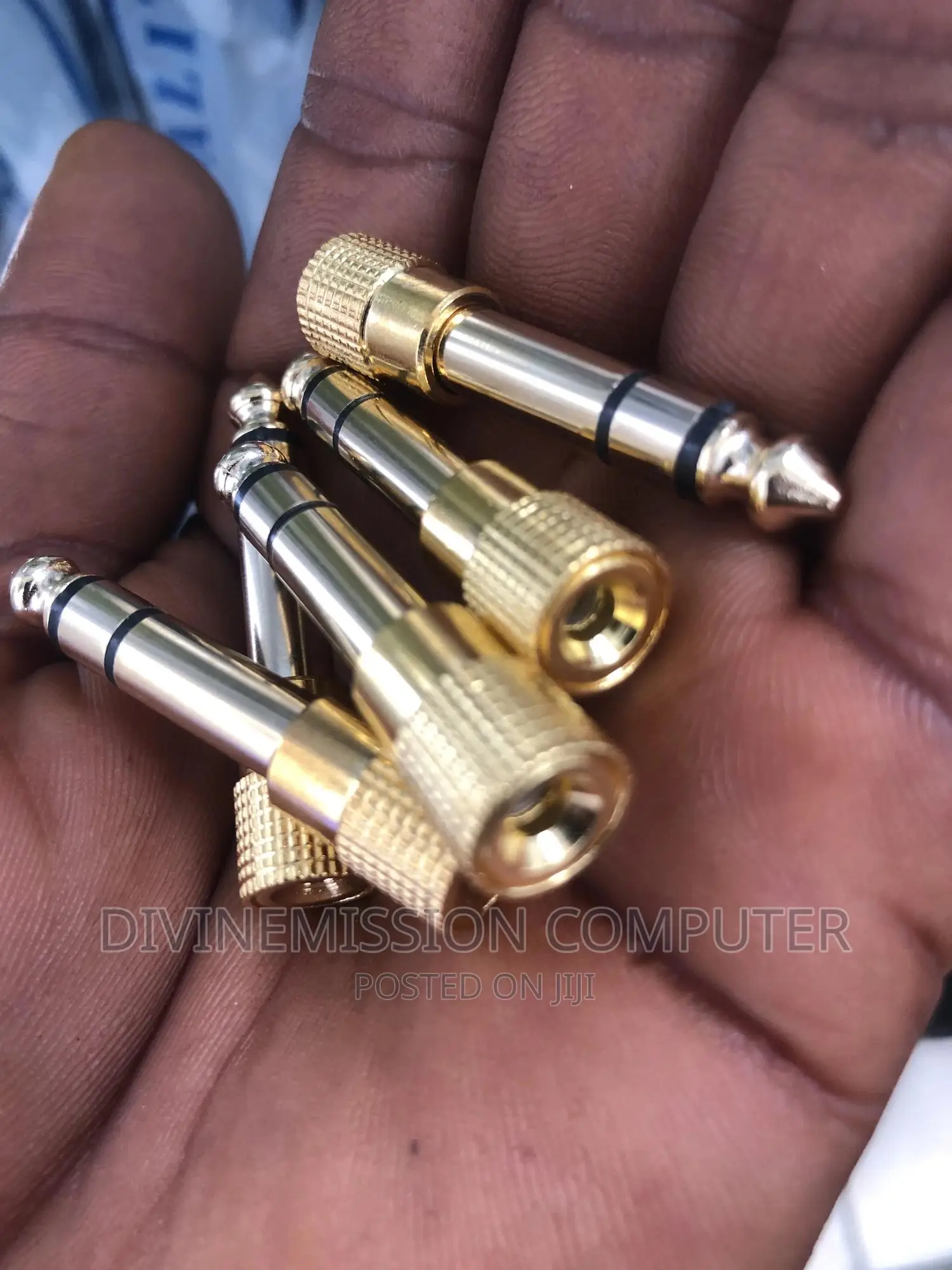 Aux Converter, 3.5mm Female to Male Converter 6.35mm