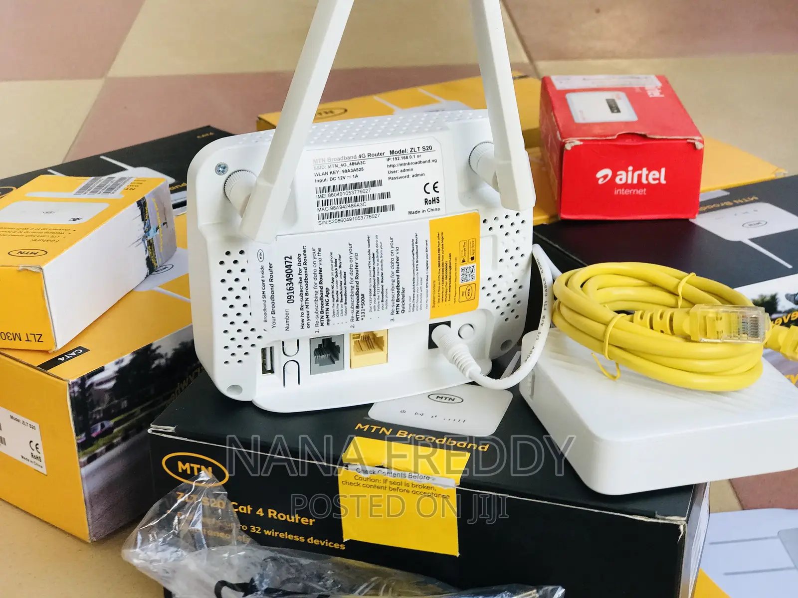 Universal 4G Router With Power Bank