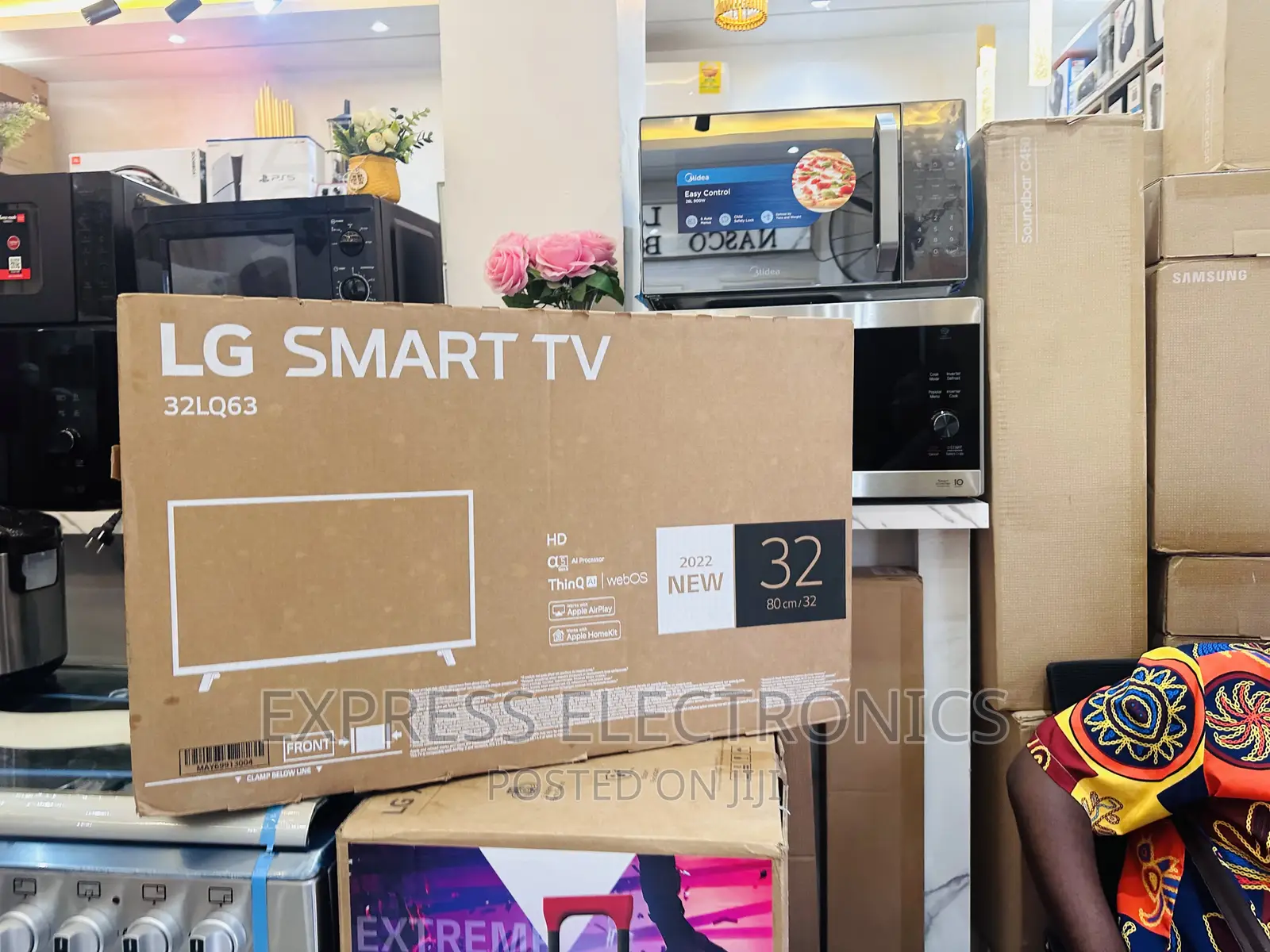 Call  or Text LG 32”LQ630 Smart FHD Satellite 