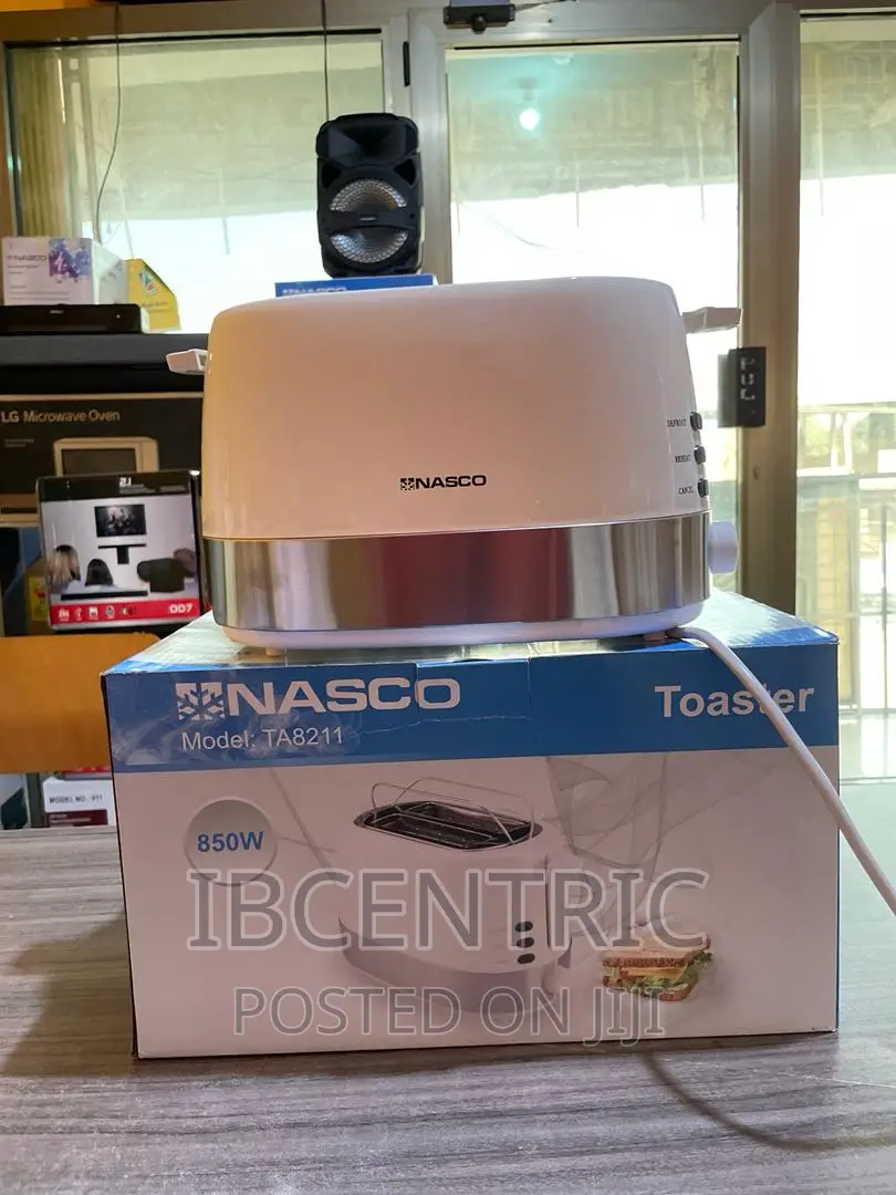 Nasco 850watt 2 Slice Toaster