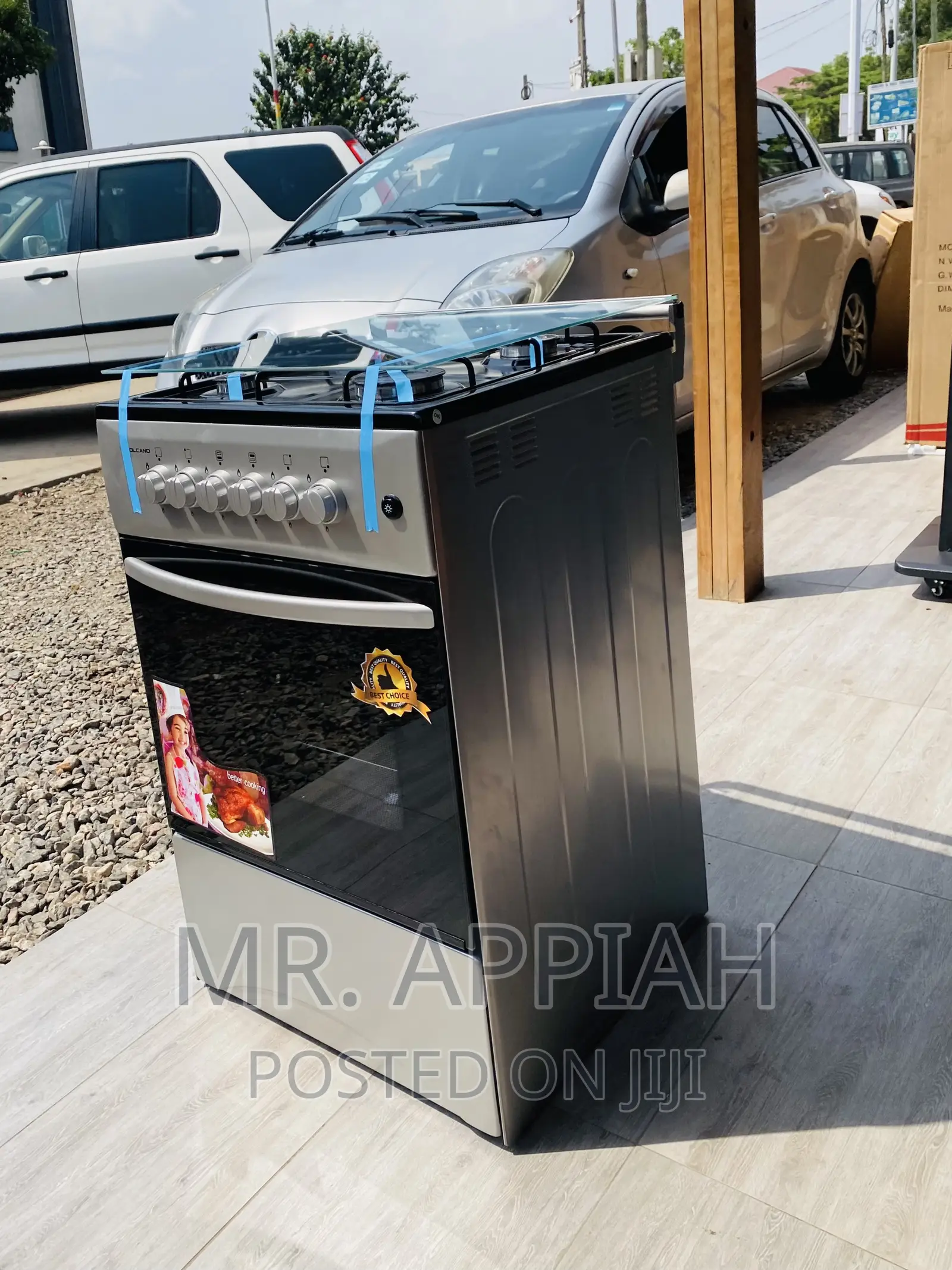 Purchase Quality Volcano 50x50 4 Gas Burner(Gray)+ Oven.