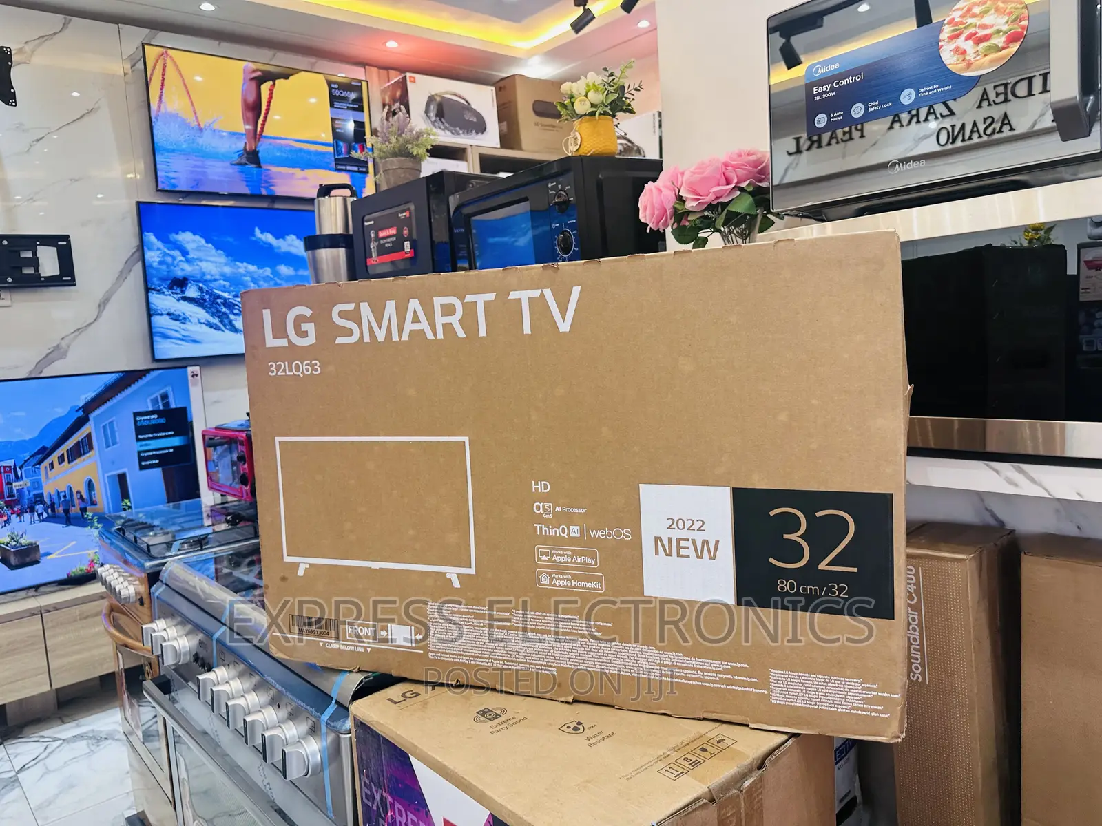 Get a New Slim Sleek FHD Smart LG 32”Lq630