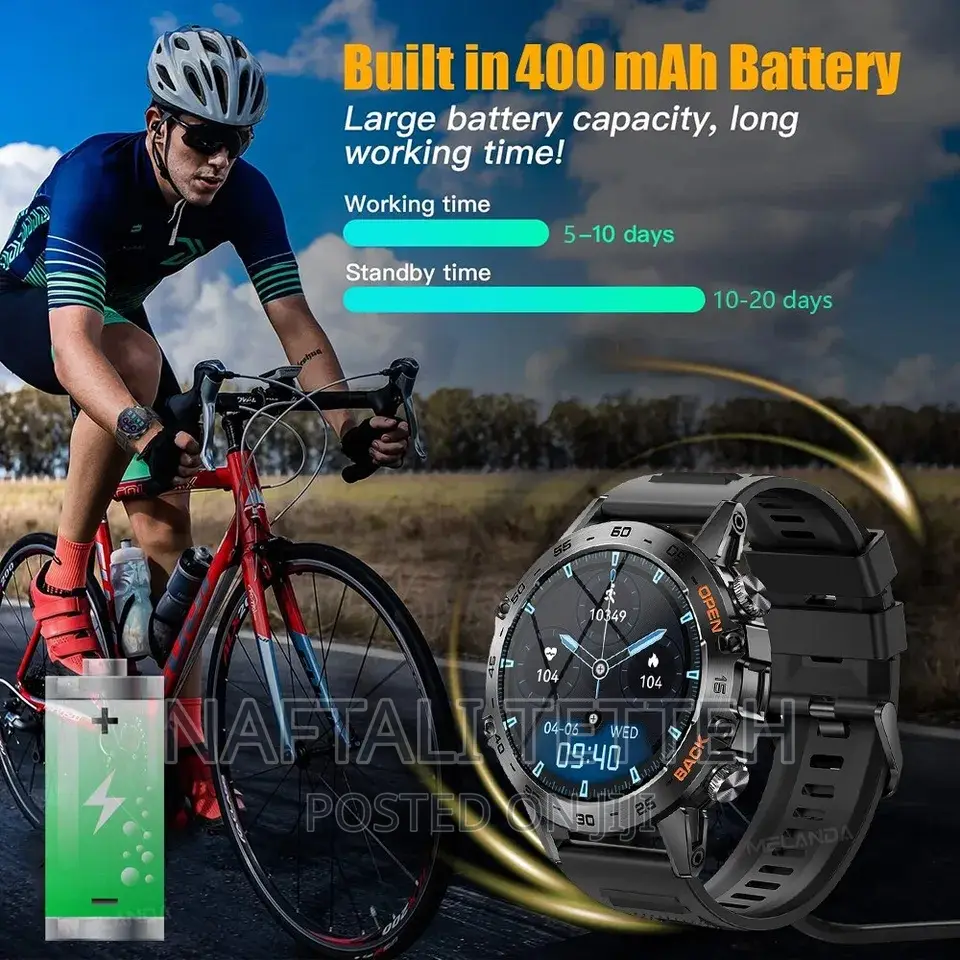 Melanda Stainless Steel Bluetooth Smartwatch