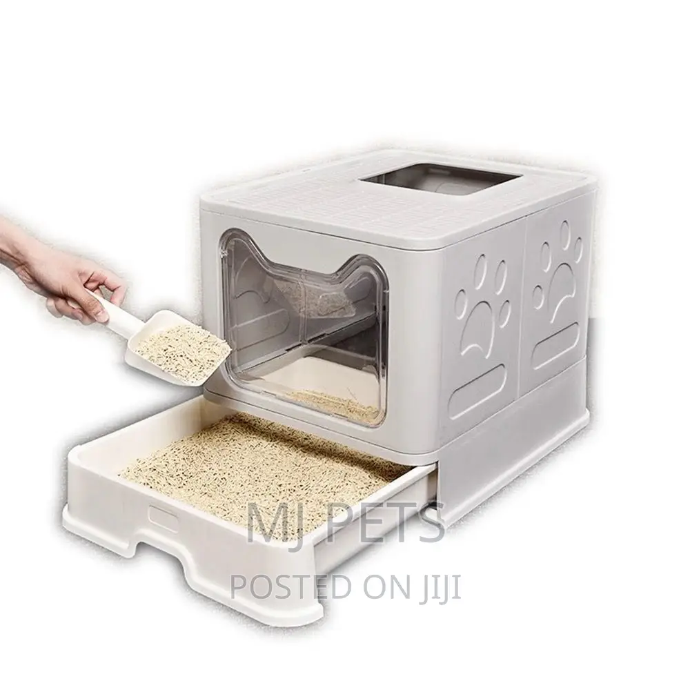 Folded Cat Litter Box