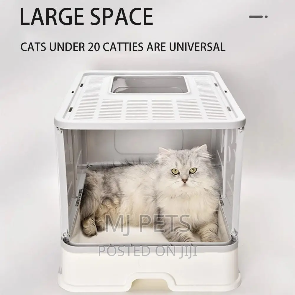 Folded Cat Litter Box