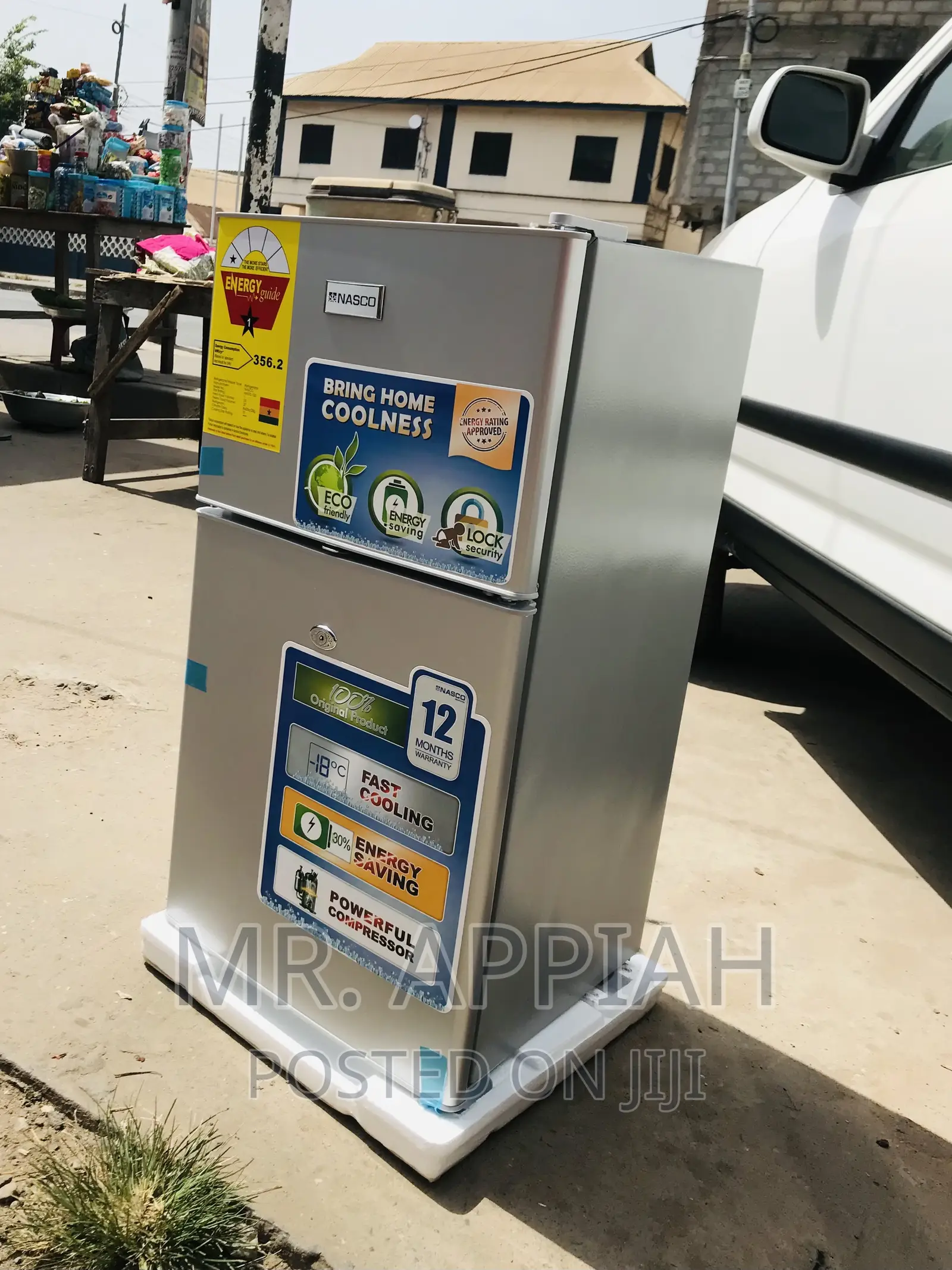 Shop Classic Nasco Nasf2-120 2 Door Table Top Fridge,Silver
