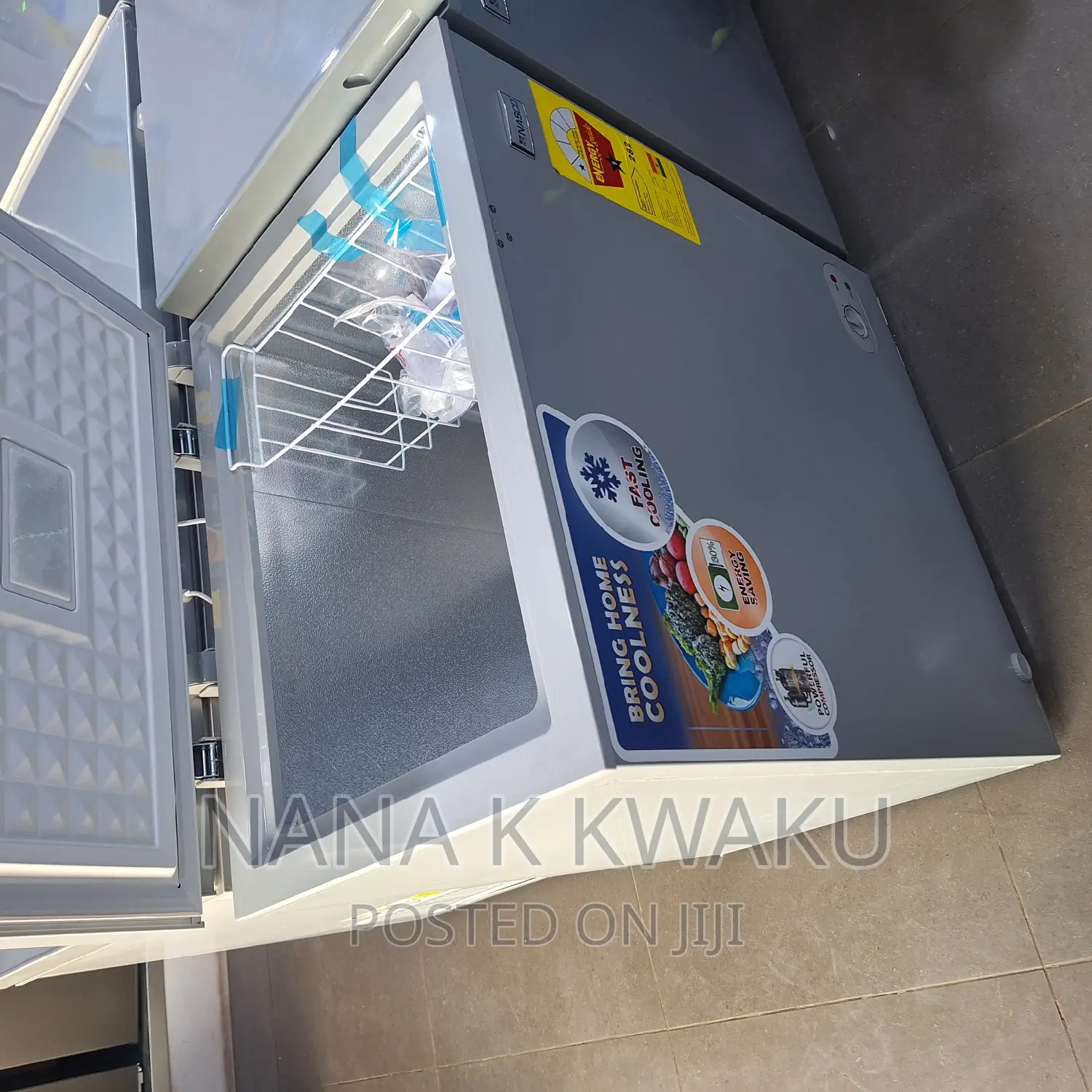 147litres Chest Freezer_silver Colour Nasco