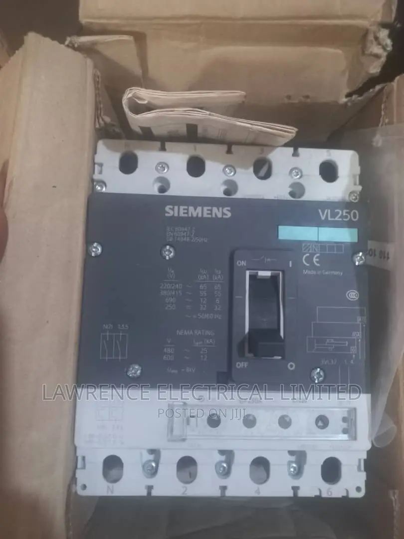 Original Siemens Breaker 250amps 4pole