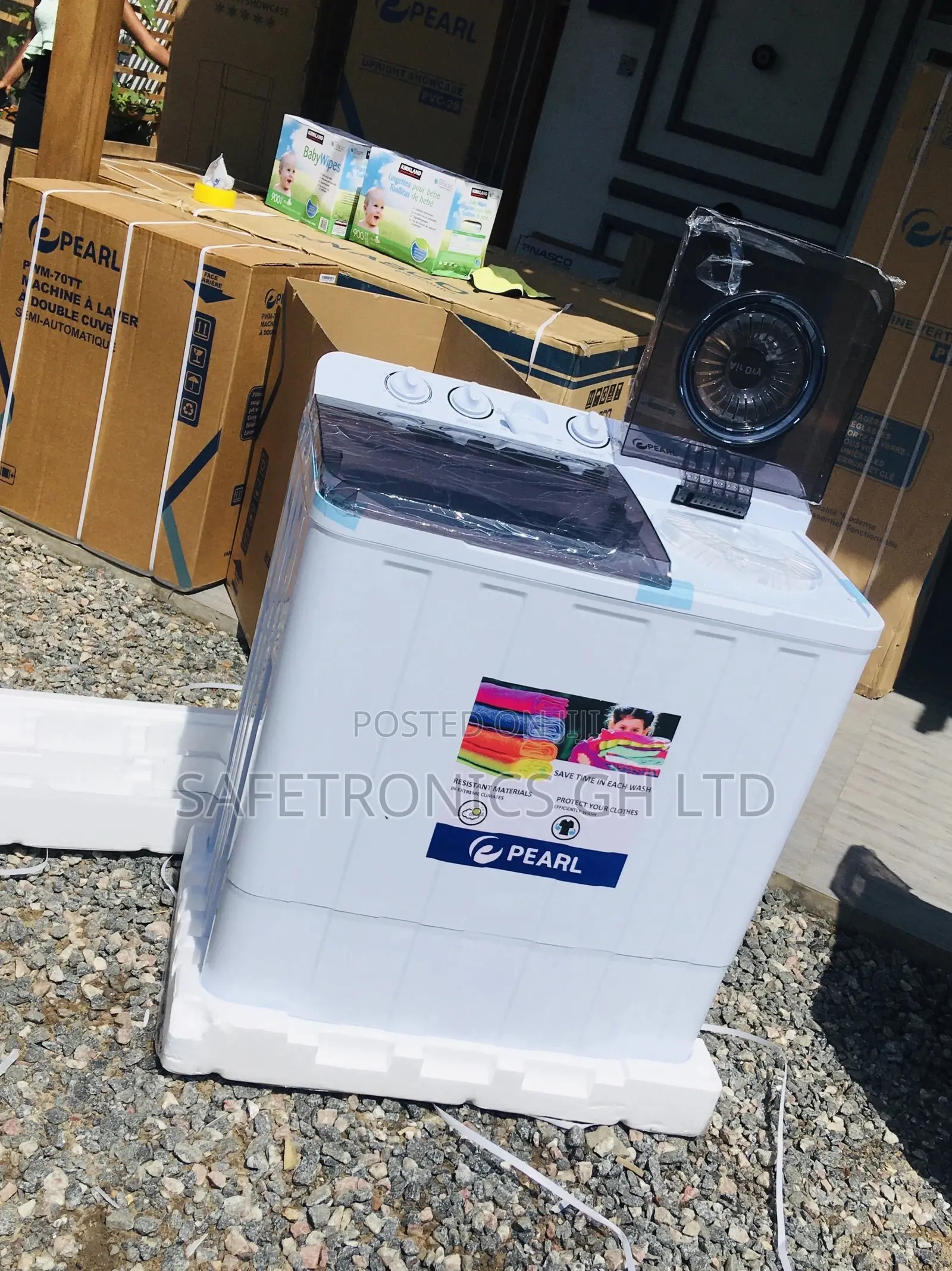 12kg Pearl Washingmachine Semiautomatic Topload Lastest
