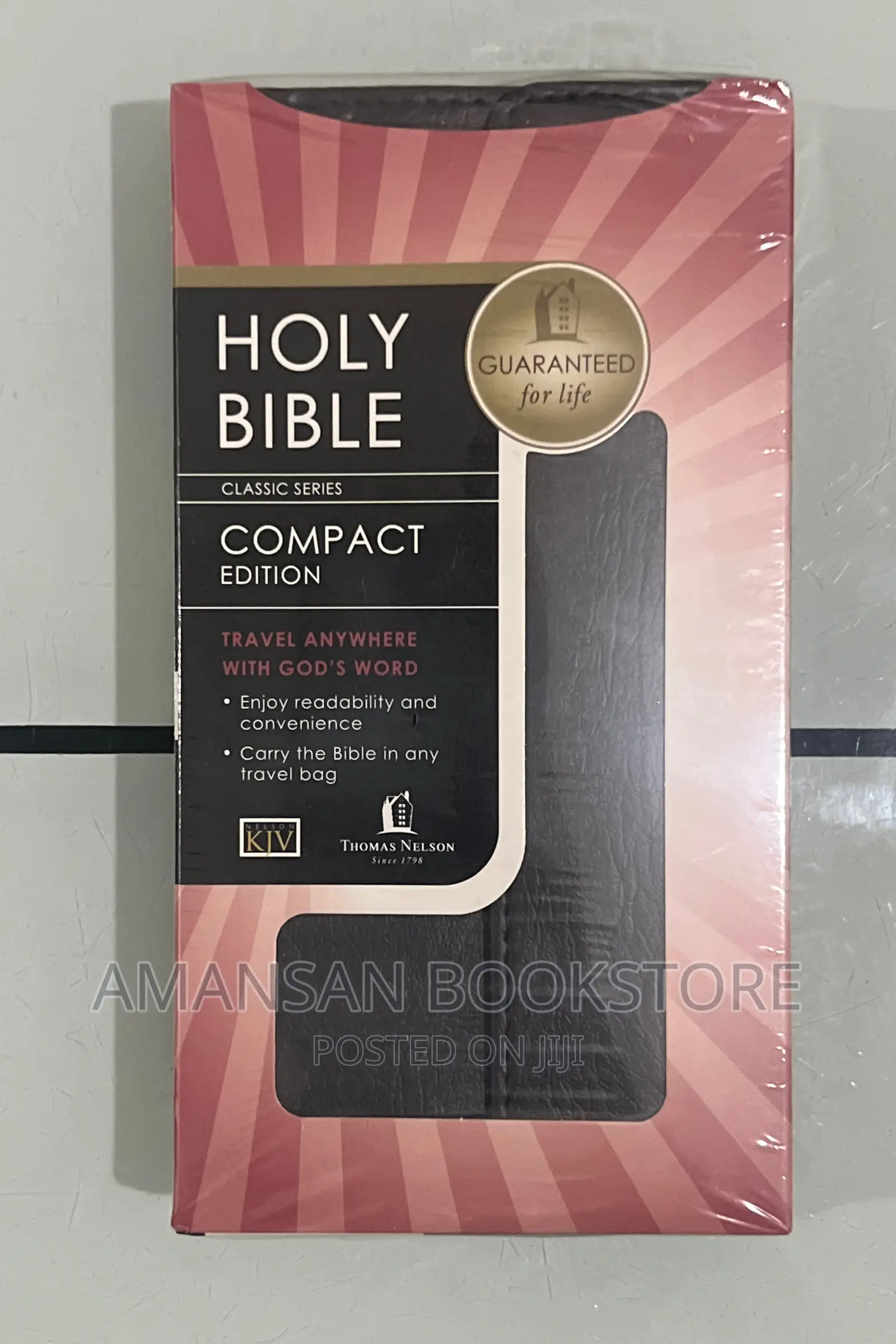 KJV Holy Bible Compact Editionn Brown Leather