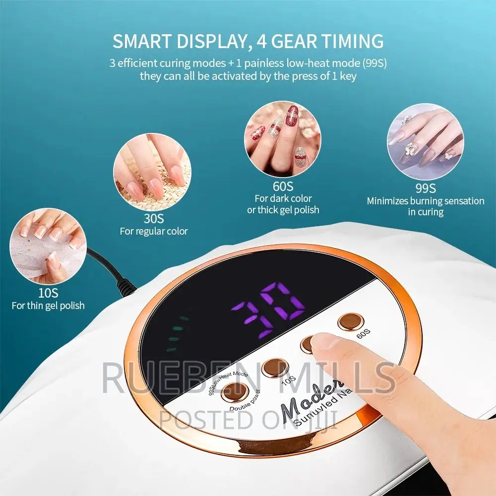 Large Space UV LED Phototherapy Nail Dryer Lamp - Modern 6