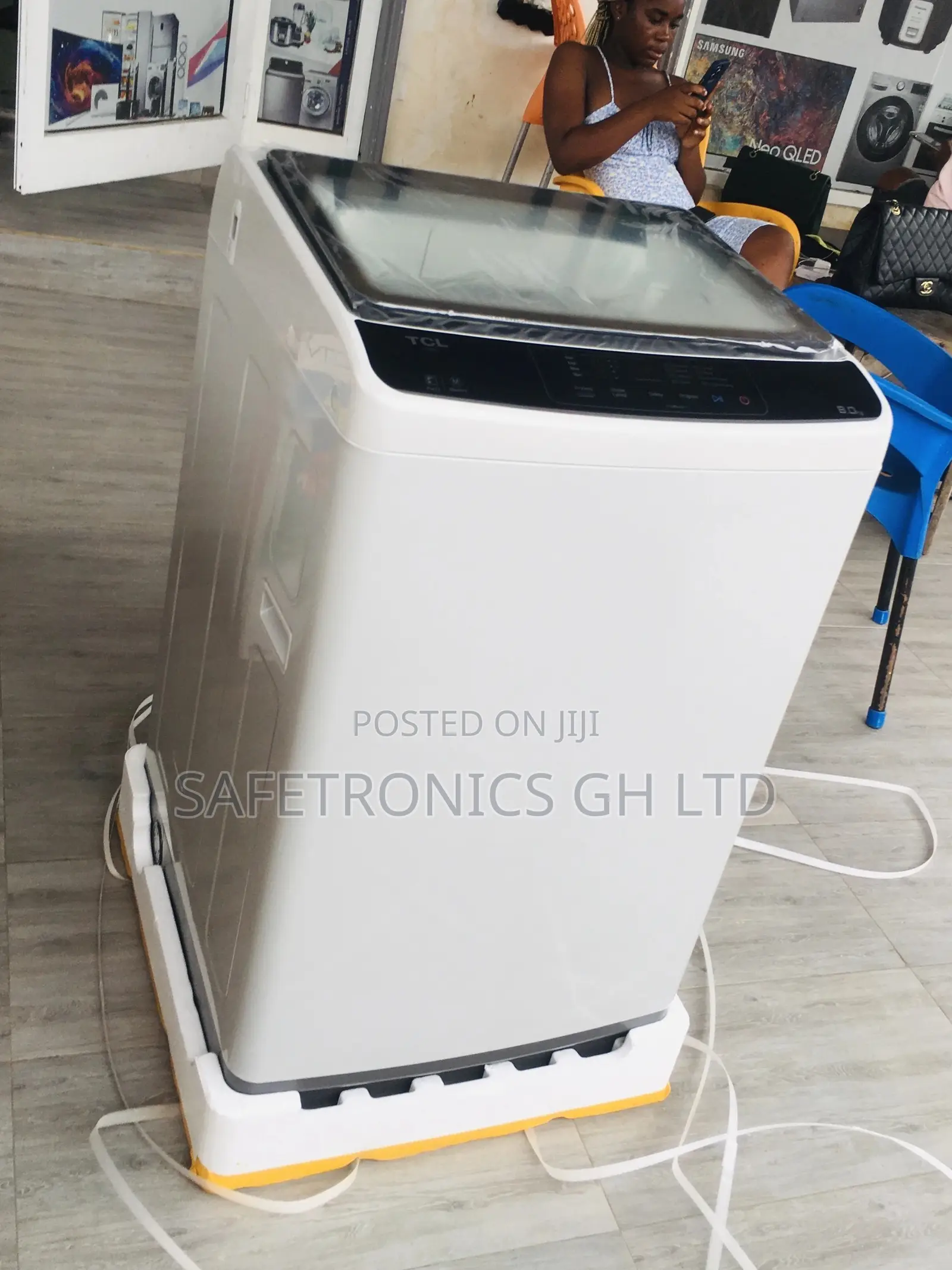 Lasting 7kg TCL Washingmachine Semiautomatic Gray Topload